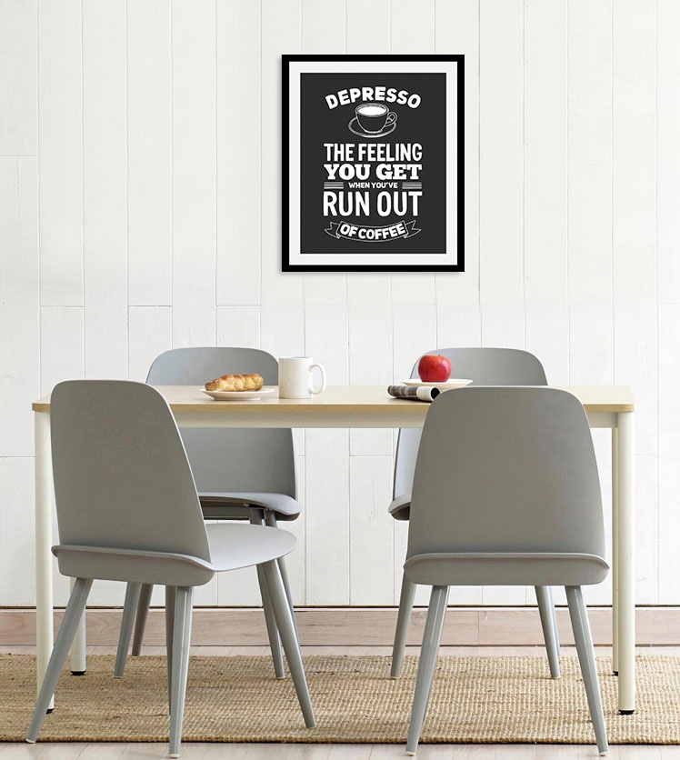 queence Image »Despresso« 1 cuis tlg. gerahmt