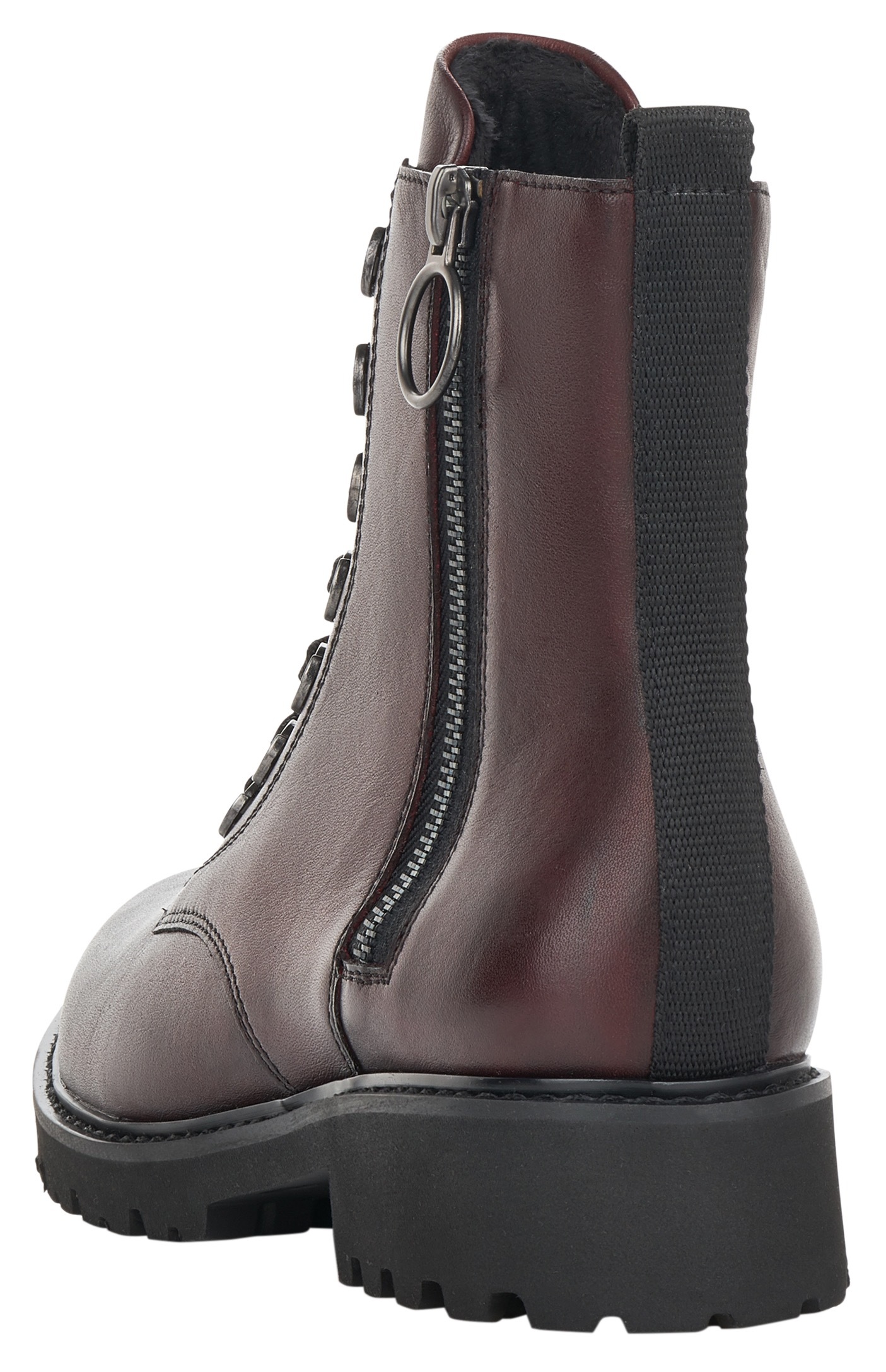 Remonte Bottes à lacets  talon bloc, bottines, boots à lacets, look usé à la mode