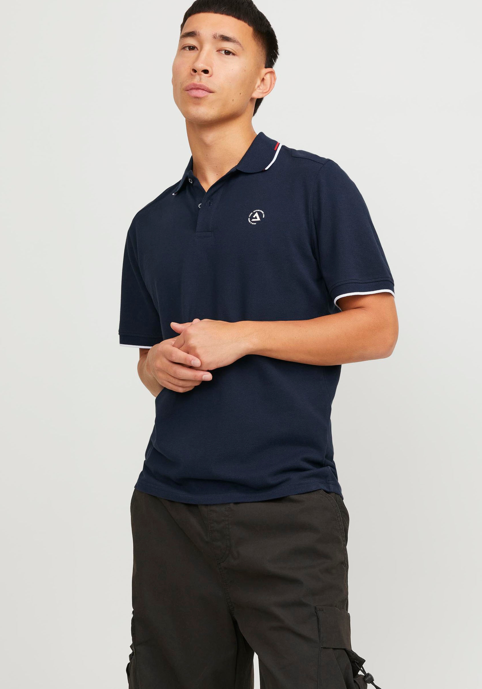 Poloshirt »JCOHASS LOGO POLO SS LN«