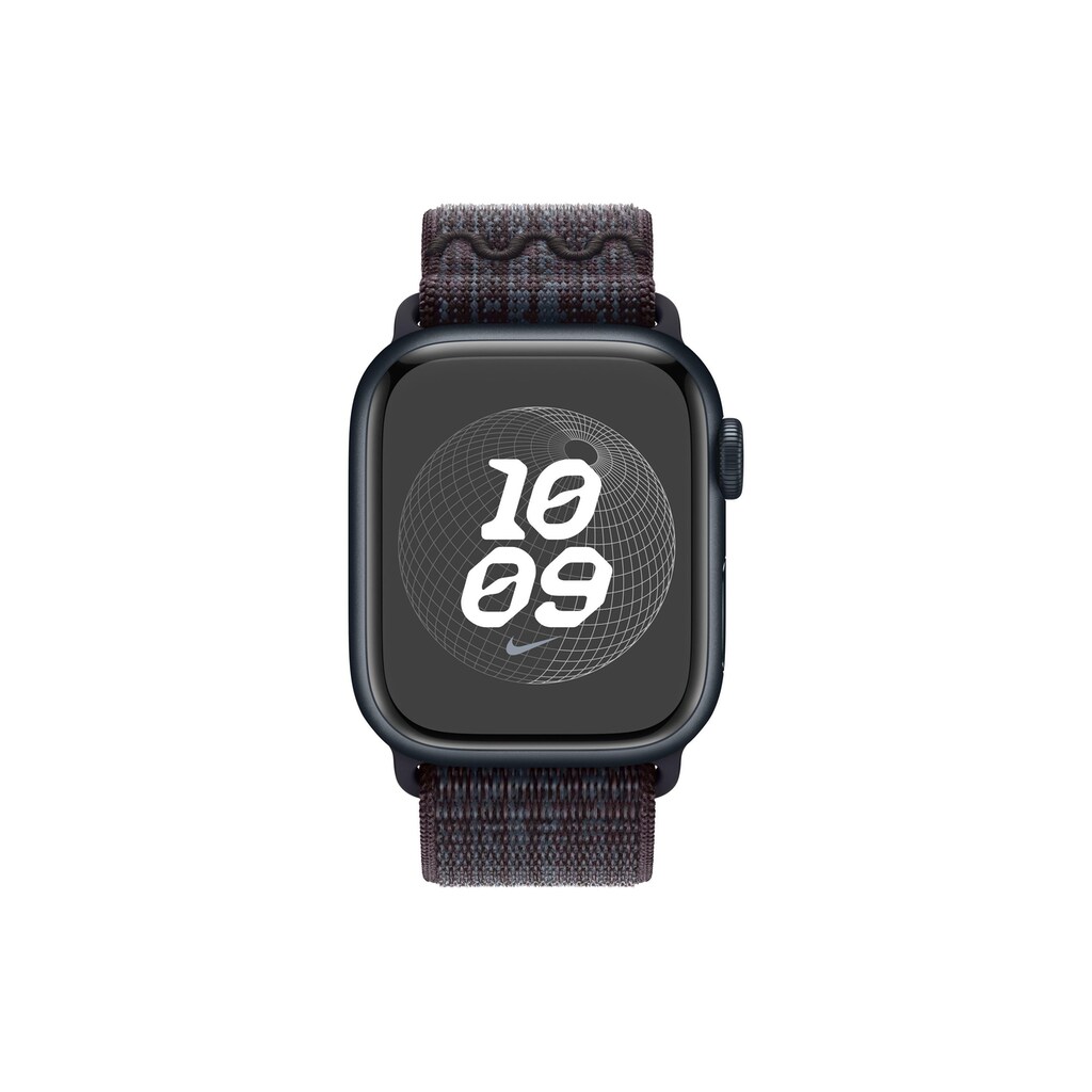 Apple Smartwatch-Armband Nike Sport Loop, 41 mm, Black/Blue