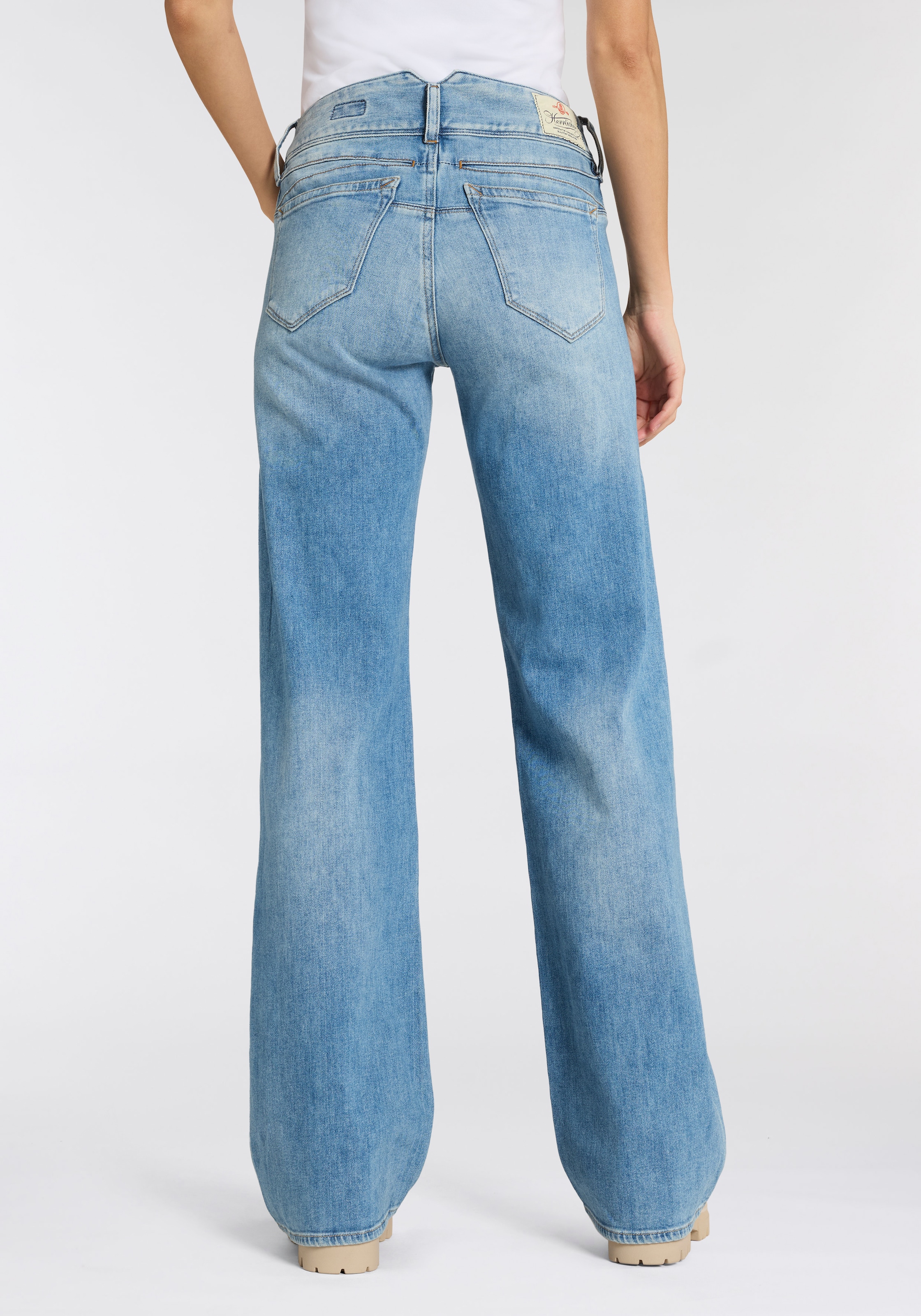 Herrlicher Jeans droit »Prime New Denim Stretch« avec pince arrière