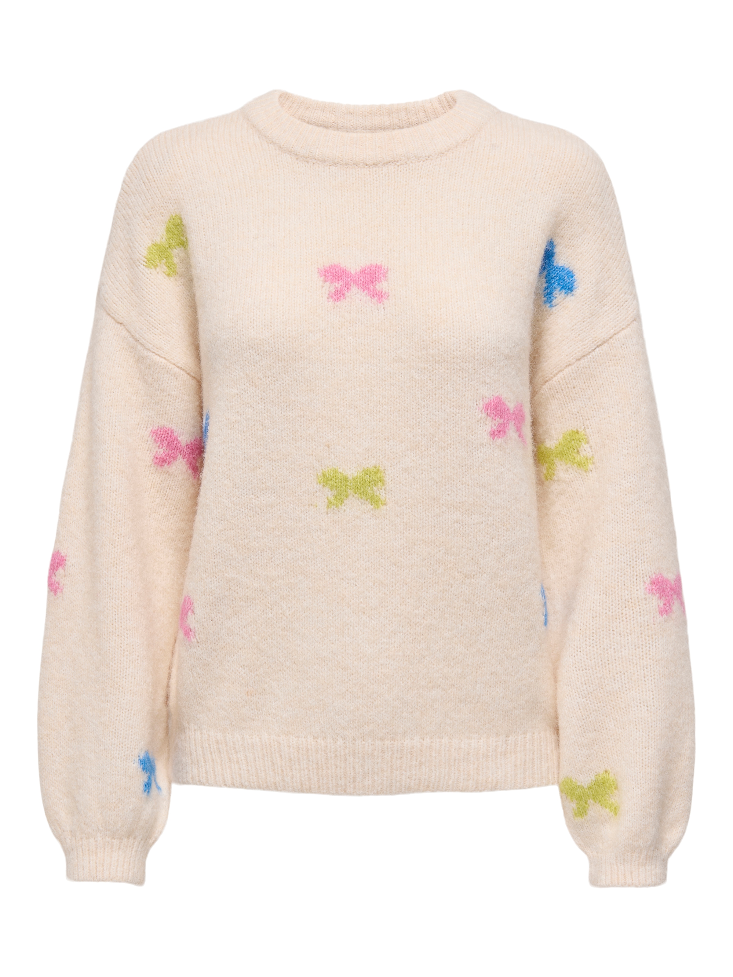 ONLY Pull à col rond »ONLBRUNHILDA LIFE LS BOW O-NECK KNT«