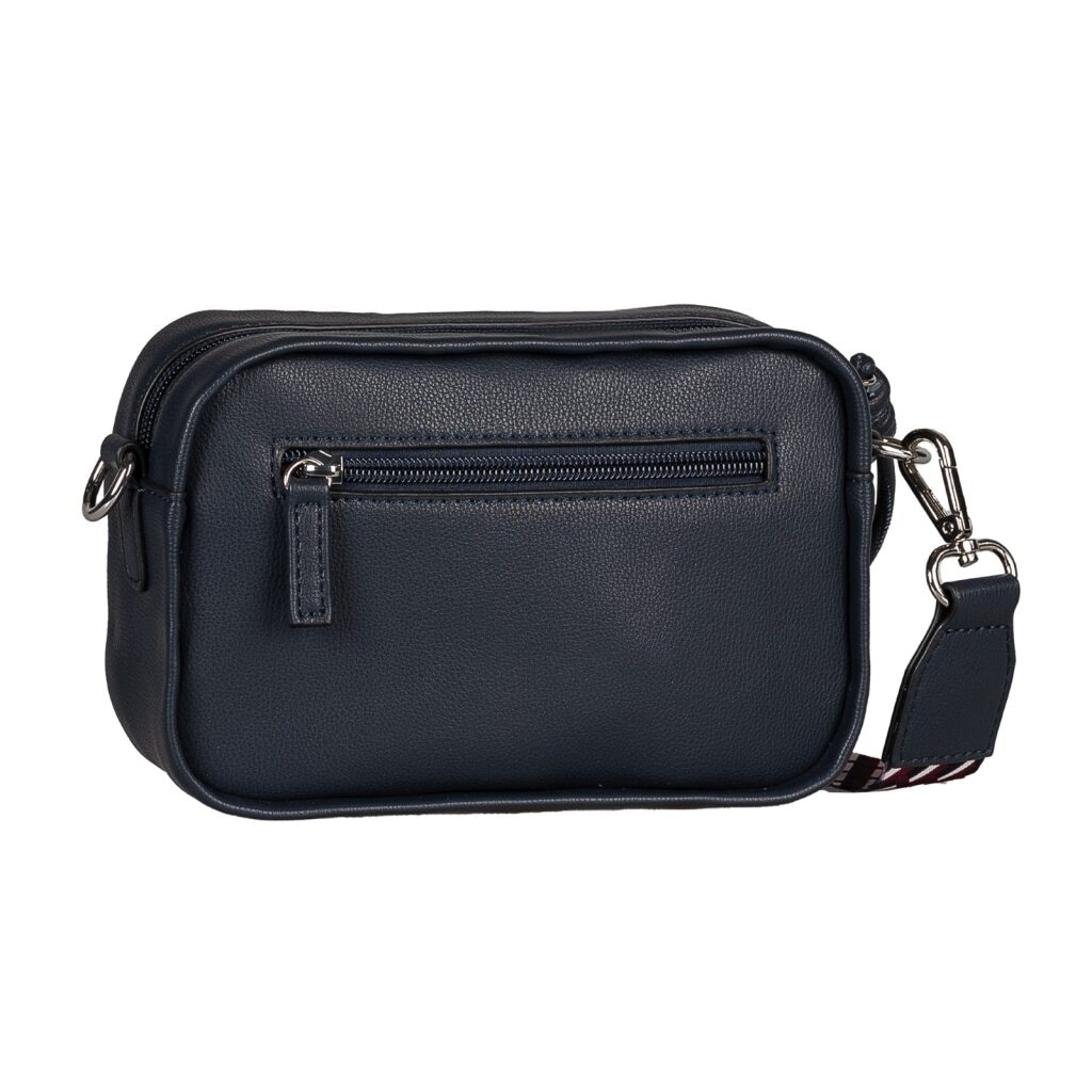 TOM TAILOR Sac à bandoulière »Tatiana« Sac à main pour femme, sac pour appareil photo, sangle tricolore finement tissée