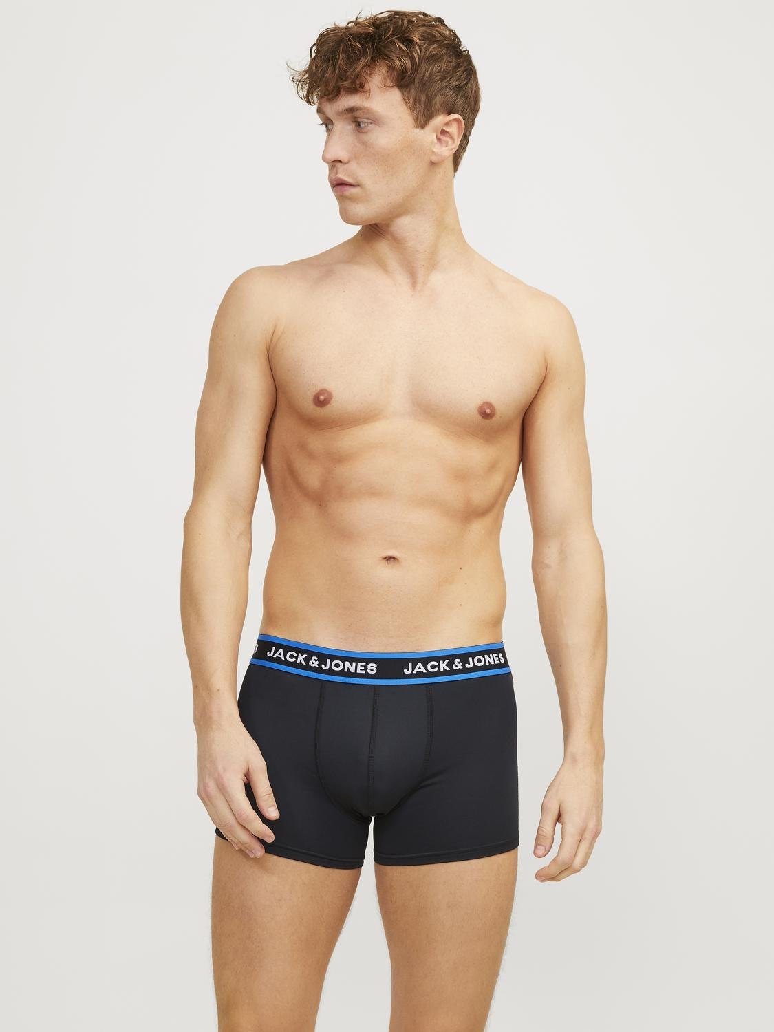 Jack & Jones Boxershorts »JACTHOM SOLID MICROFIBER TRUNKS 3 PACK«, (Packung, 3 St.)