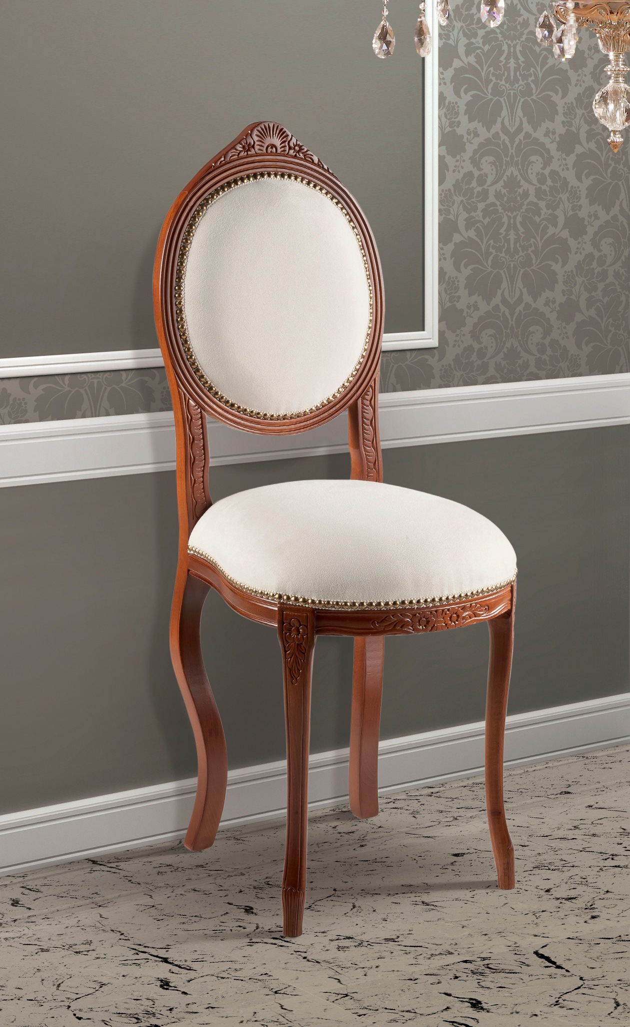 Image of DELAVITA 4-Fussstuhl »Alessia«, 1 St., Baumwolle-Polyester bei Ackermann Versand Schweiz