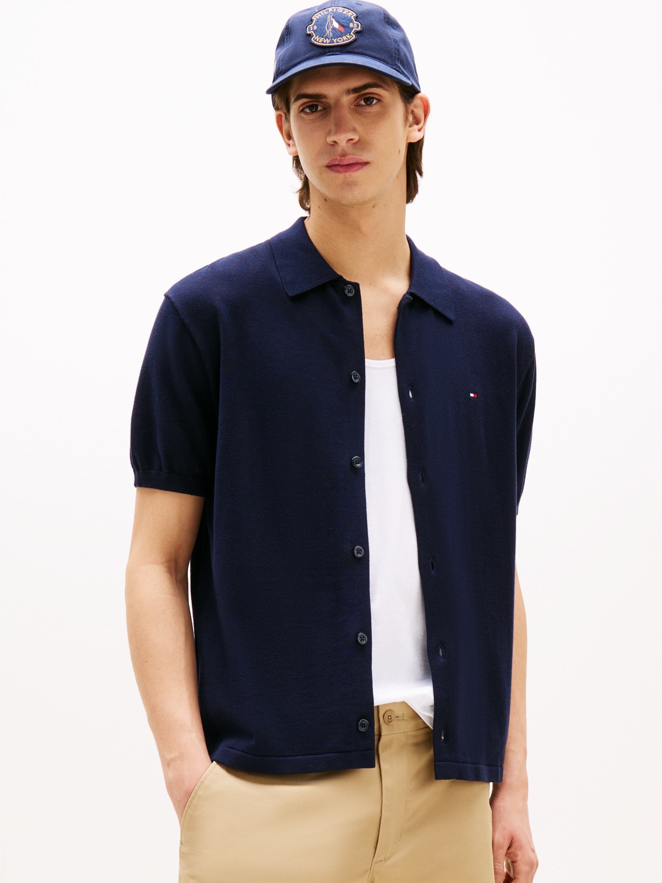 Image of Tommy Hilfiger Kurzarmhemd "ESSENTIAL COTTON SS OVER SHIRT"