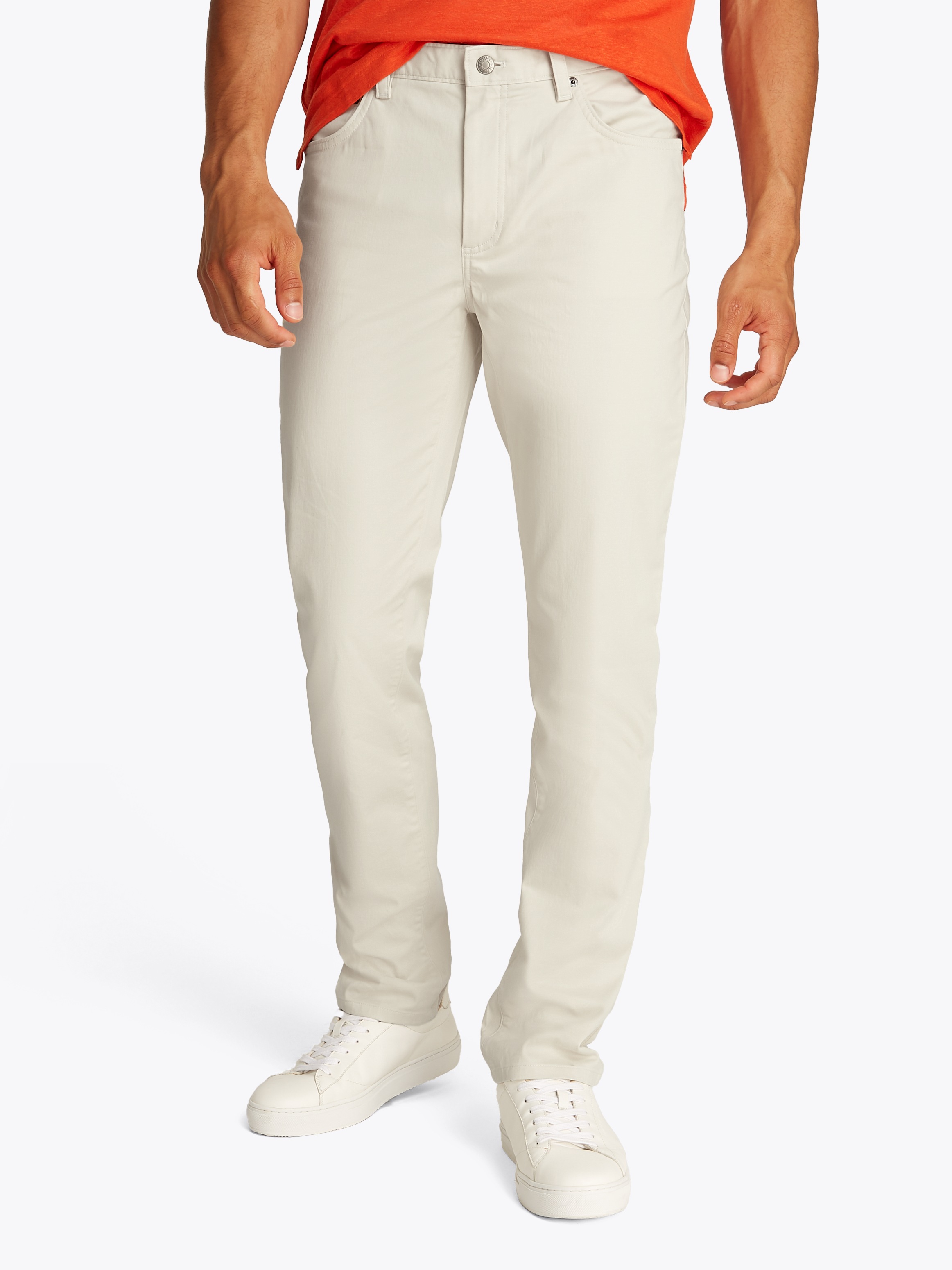 Image of Tommy Hilfiger Stoffhose "DENTON 5PKT COTTON SATIN"