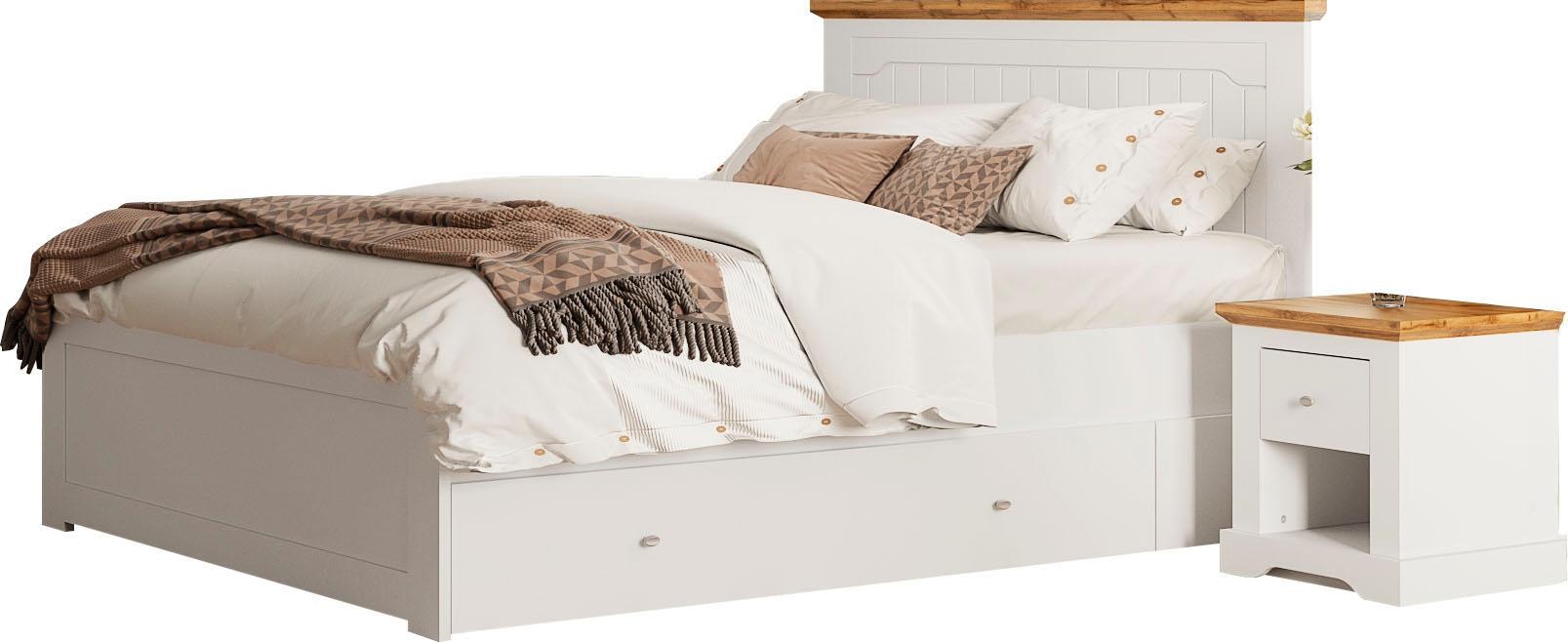 Image of Home affaire Stauraumbett »Teverton«, mit praktischen Stauraumschubladen bei Ackermann Versand Schweiz