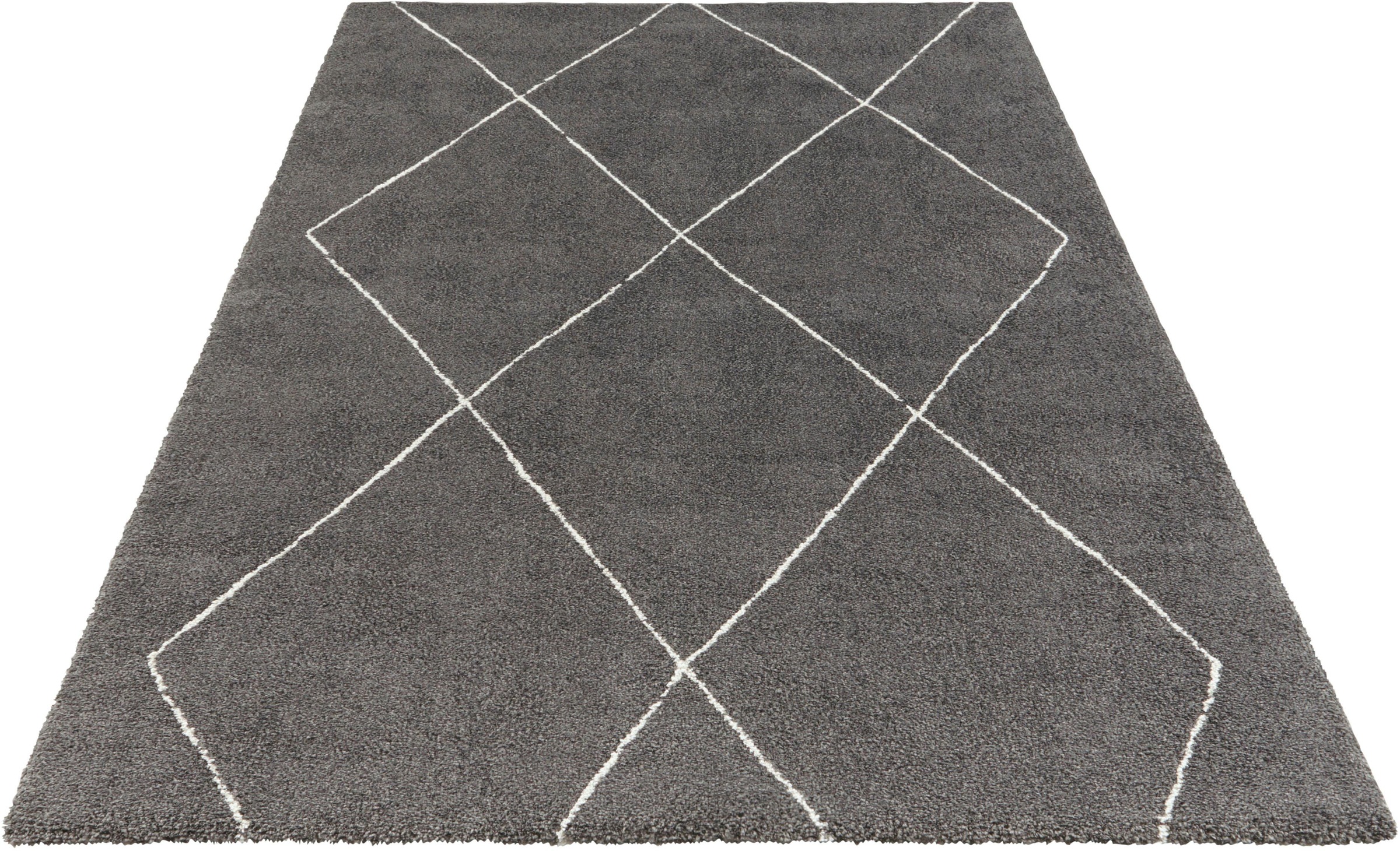 ELLE DECORATION Teppich »Massy«, rechteckig, 14 mm Höhe, Kurzflor, Teppich, Modern, Scandi, 3D Effekt, Wohnzimmer, Schlafzimmer
