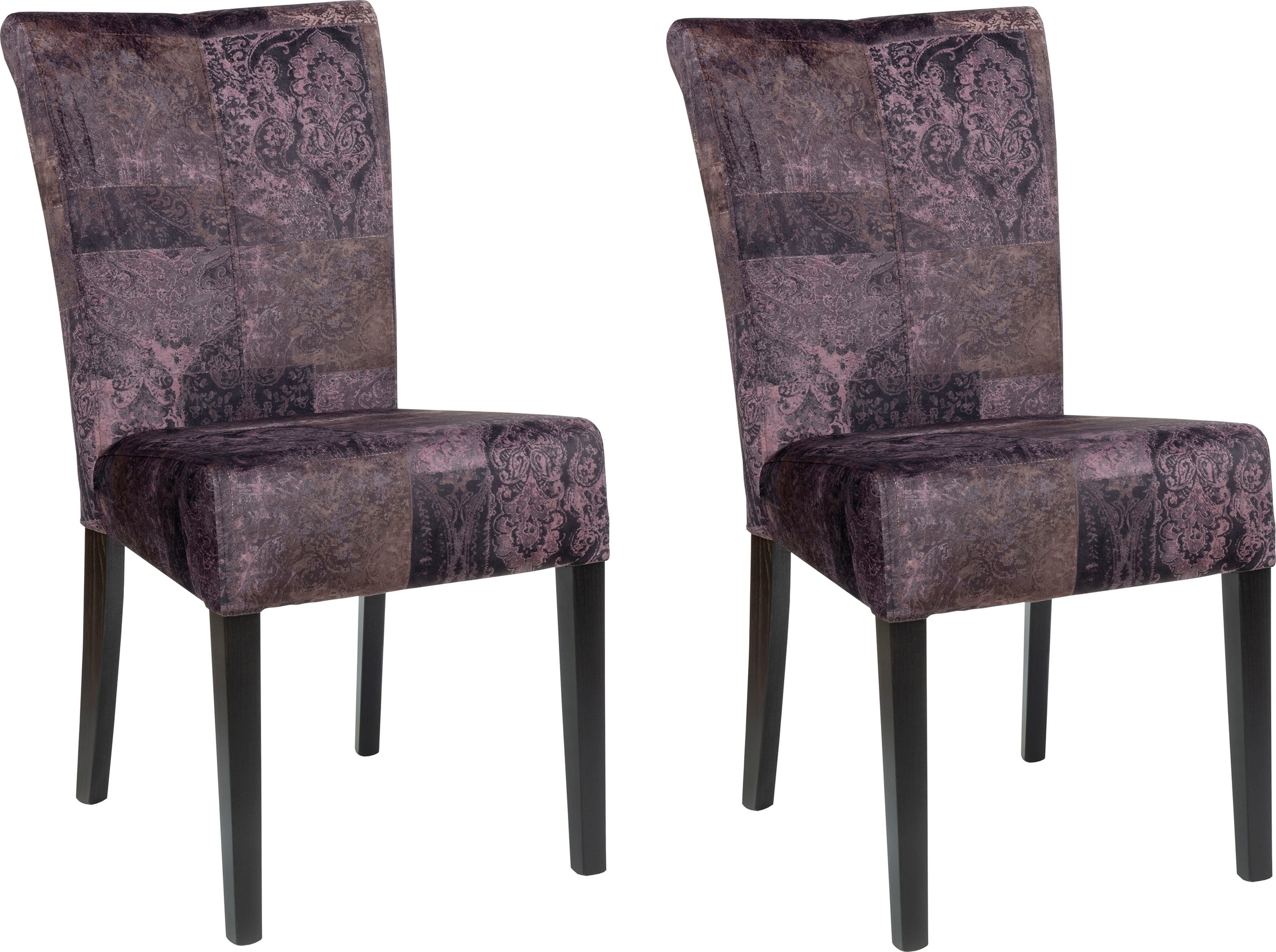 Image of Home affaire Polsterstuhl »Queen«, 4 St., Microfaser, mit modernem Patchwork Vintage Bezug, 2er-, 4er- oder 6er-Set bei Ackermann Versand Schweiz