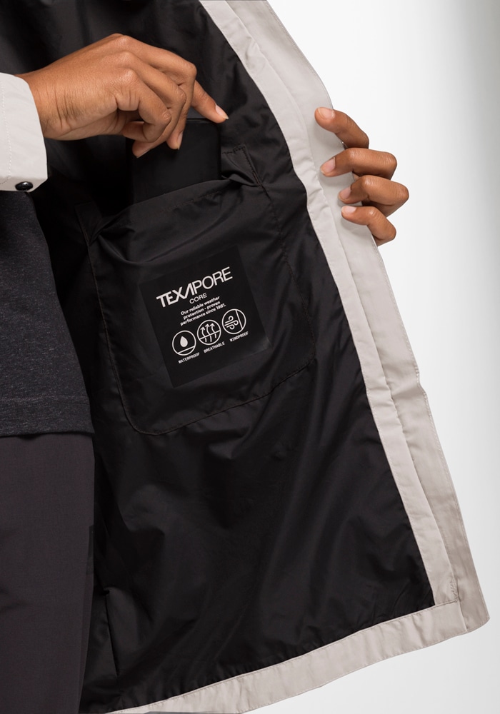 Jack Wolfskin Regenmantel »NORDEN PORT COAT W«