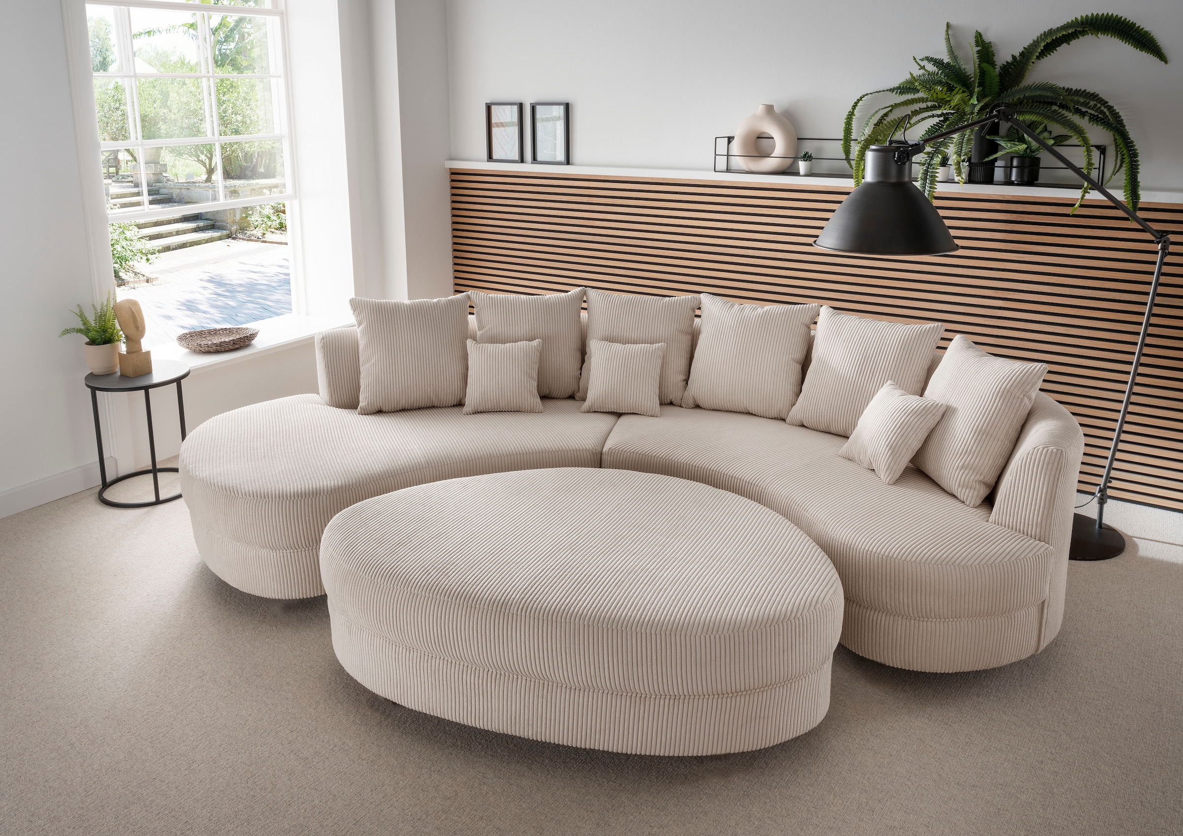 INOSIGN Ecksofa »Limoncello organische Formensprache, L-Form«, ergonomische Form