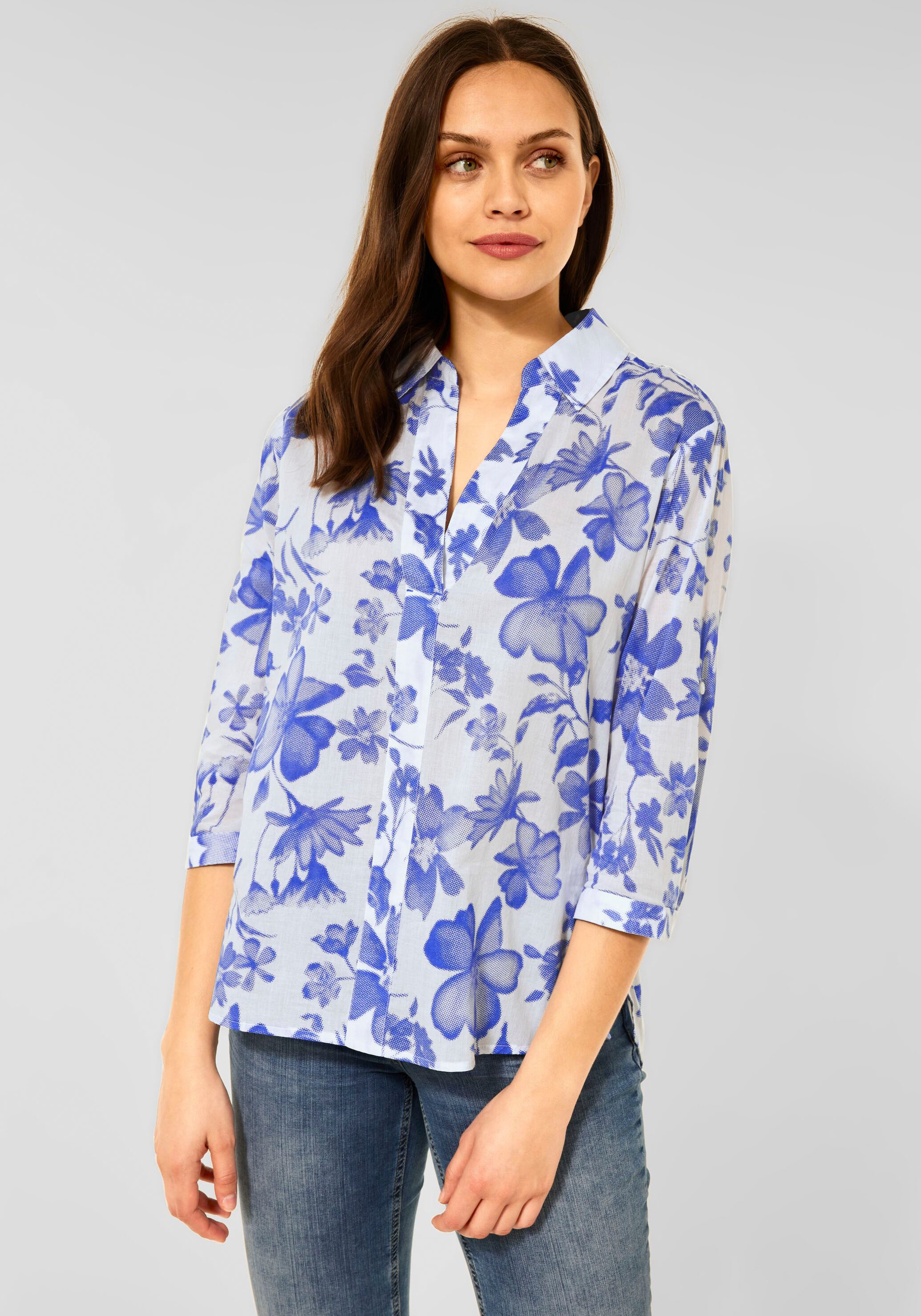 Image of Cecil Druckbluse, mit Seitenschlitzen bei Ackermann Versand Schweiz