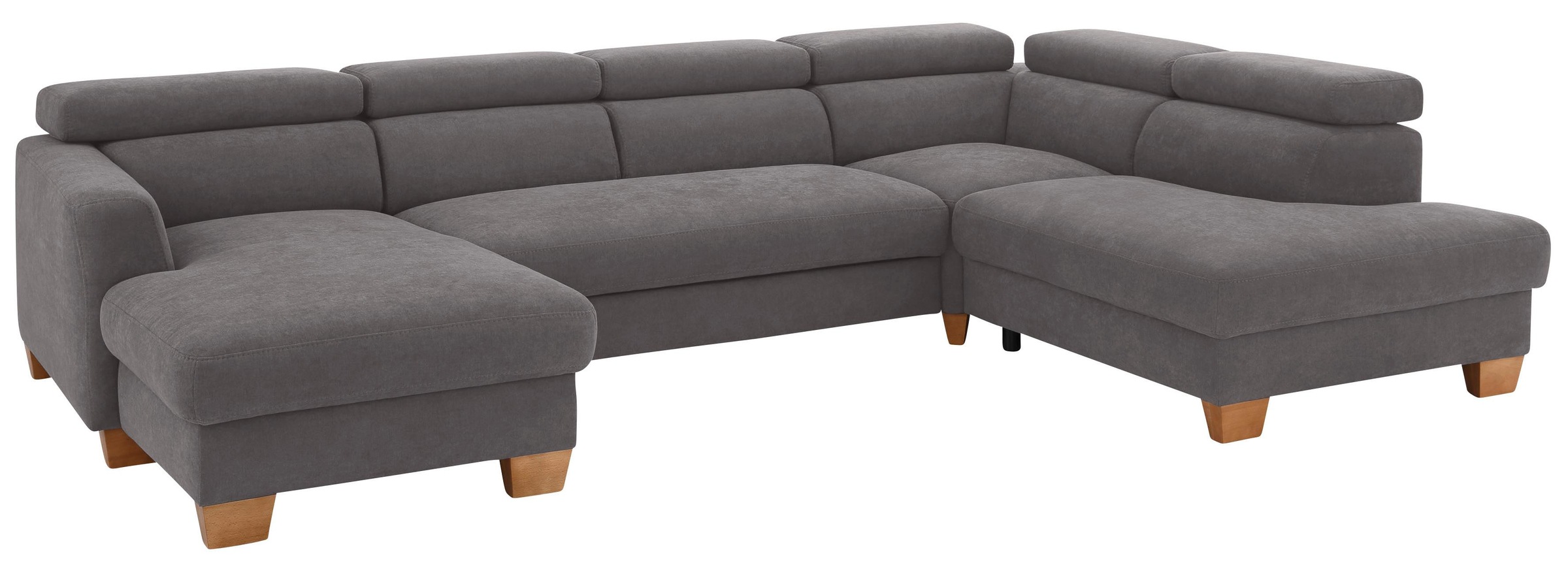 Image of Home affaire Wohnlandschaft, mit Kopfteilverstellung, wahlweise mit Bettfunktion + Bettkasten, auch in Aqua Clean Pascha zur leichten Reinigung mit Wasser und Aqua Clean Supreme-Bezug - ideal in Zusammenhang mit Tierhaaren und zum Schutz vor Krallen bei A