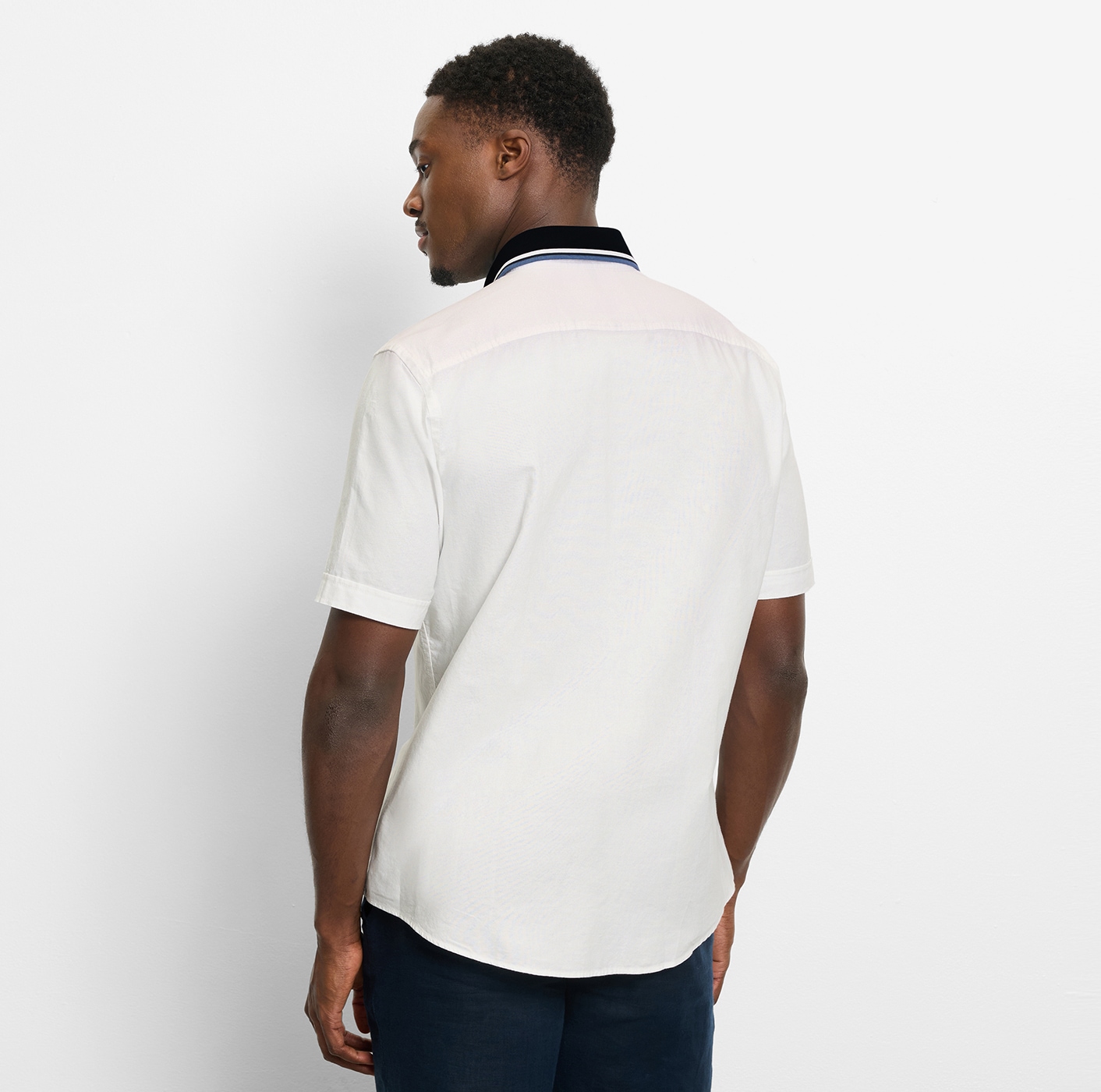 OLYMP Chemise à manches courtes Chemise de loisirs, col polo, coupe régulière