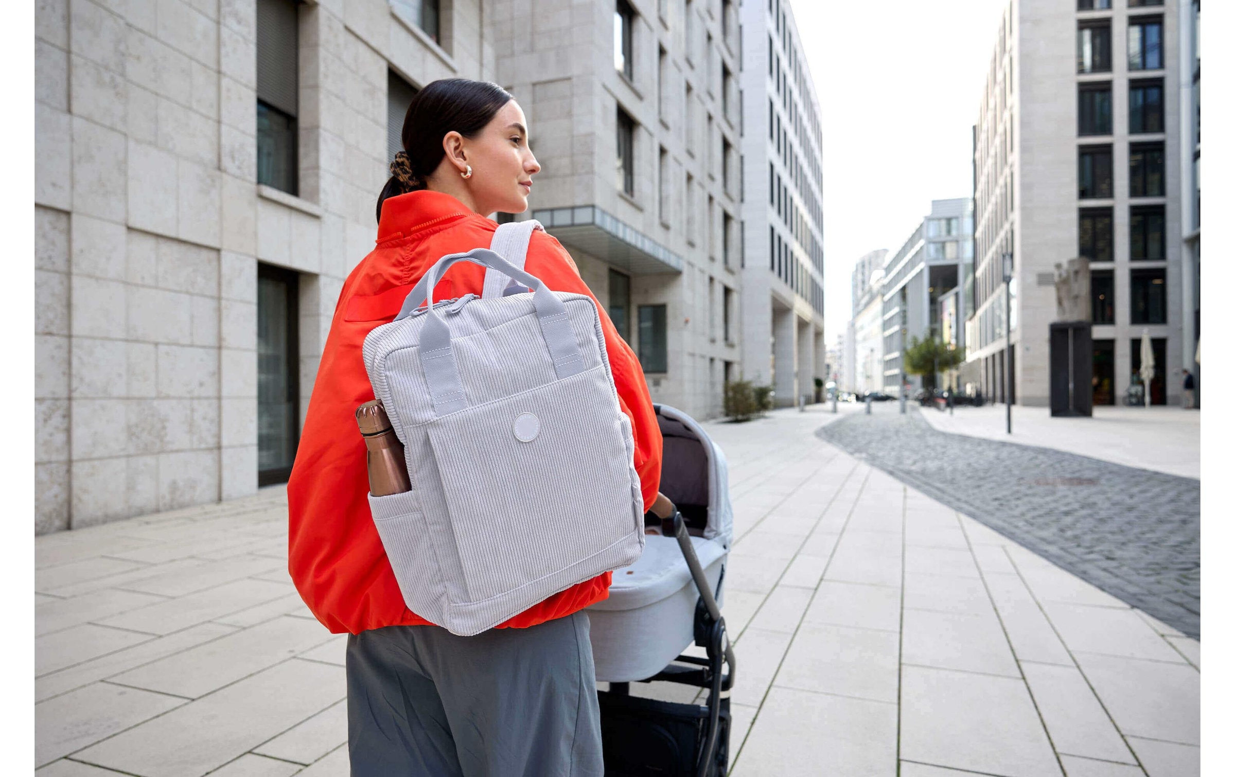 LÄSSIG Sac à dos à langer »Vividal Cord«
