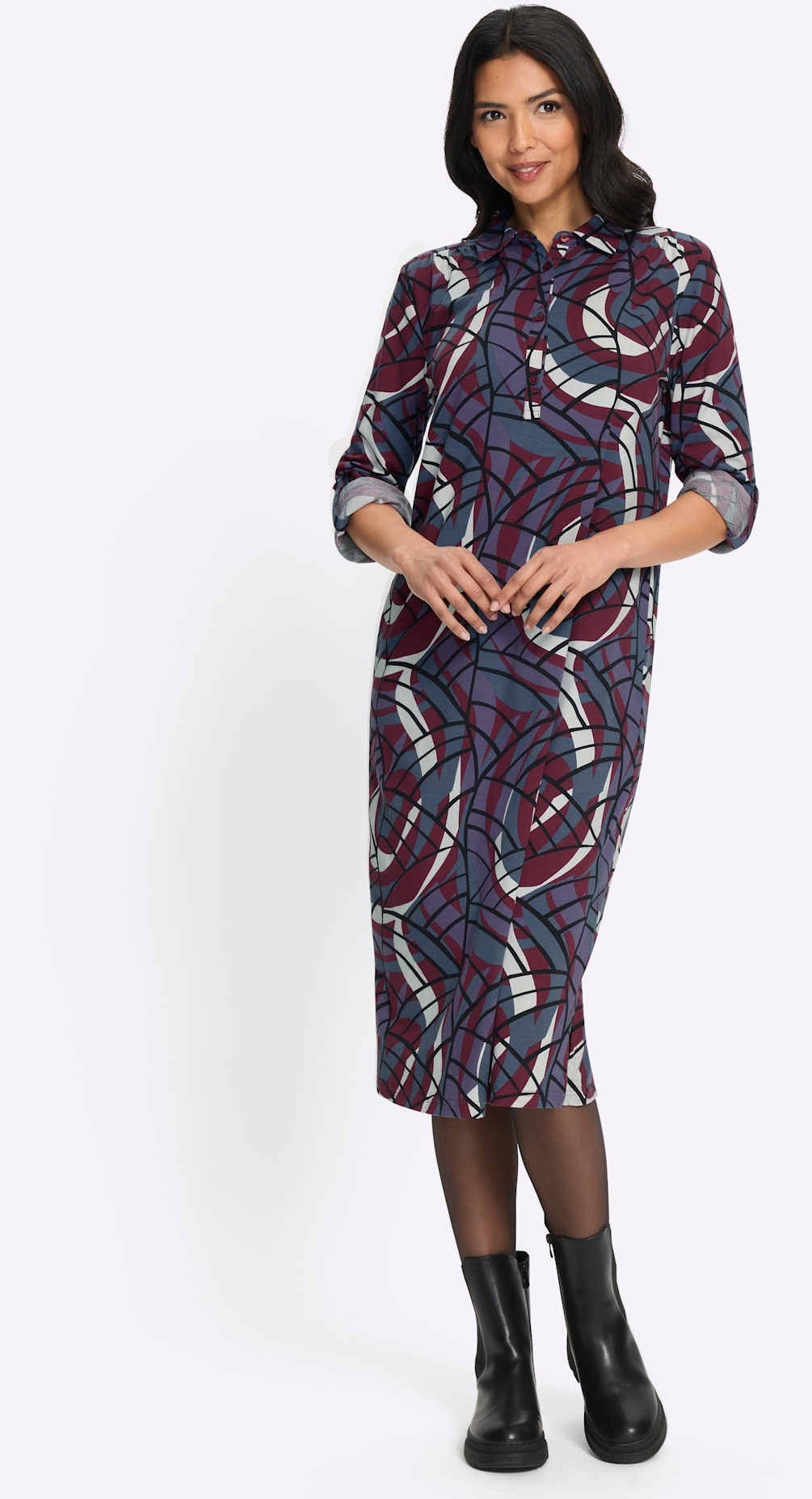 Classic Basics Druckkleid »Kleid«