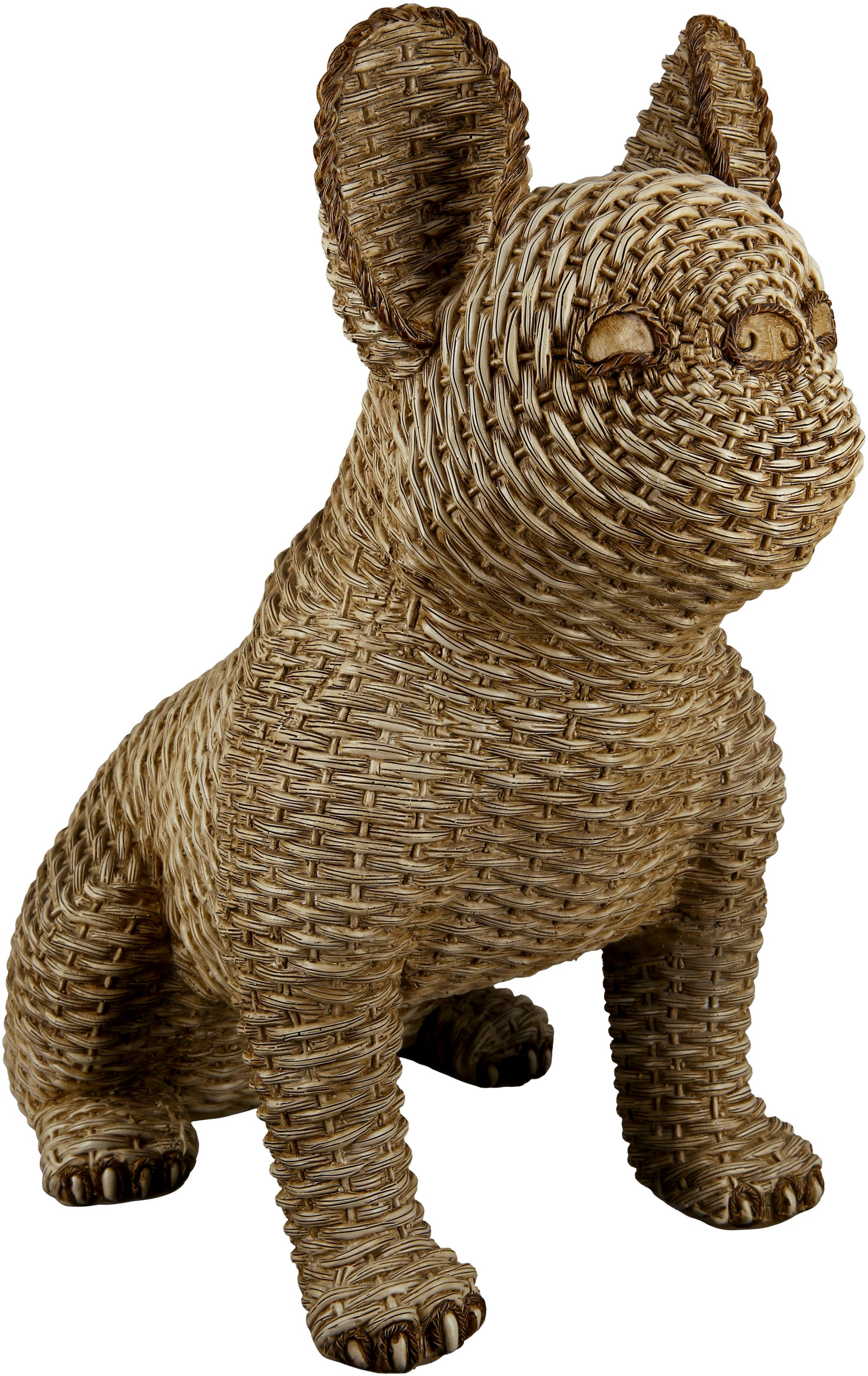 Casablanca by Gilde Tierfigur »Mops in Rattanoptik«