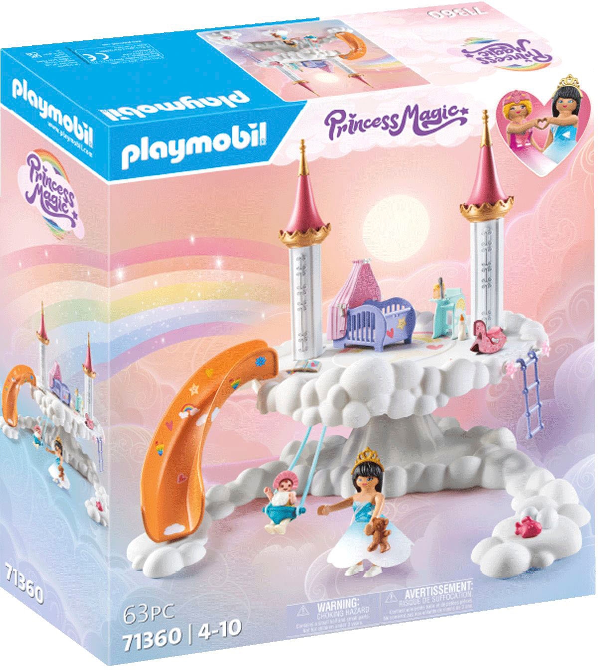 Konstruktions-Spielset »Himmlische Babywolke (71360), Princess Magic«, (63 St.), Made...