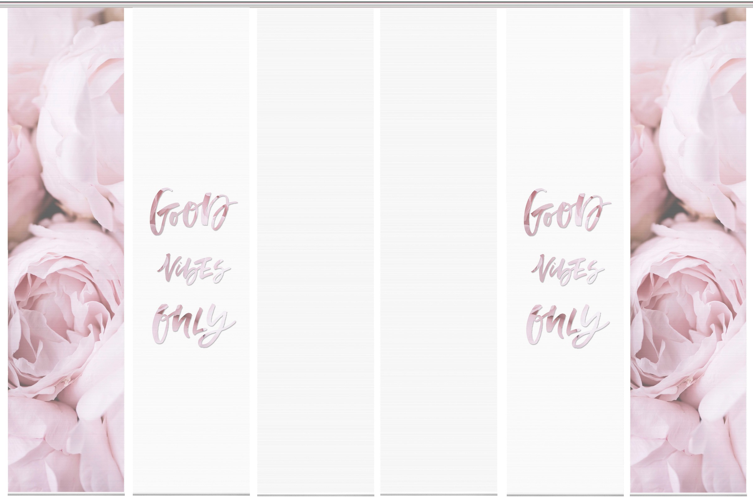 Image of Vision S Schiebegardine »VIBES ONLY 6er SET«, (6 St.), Bambus-Optik, Digital bedruckt bei Ackermann Versand Schweiz