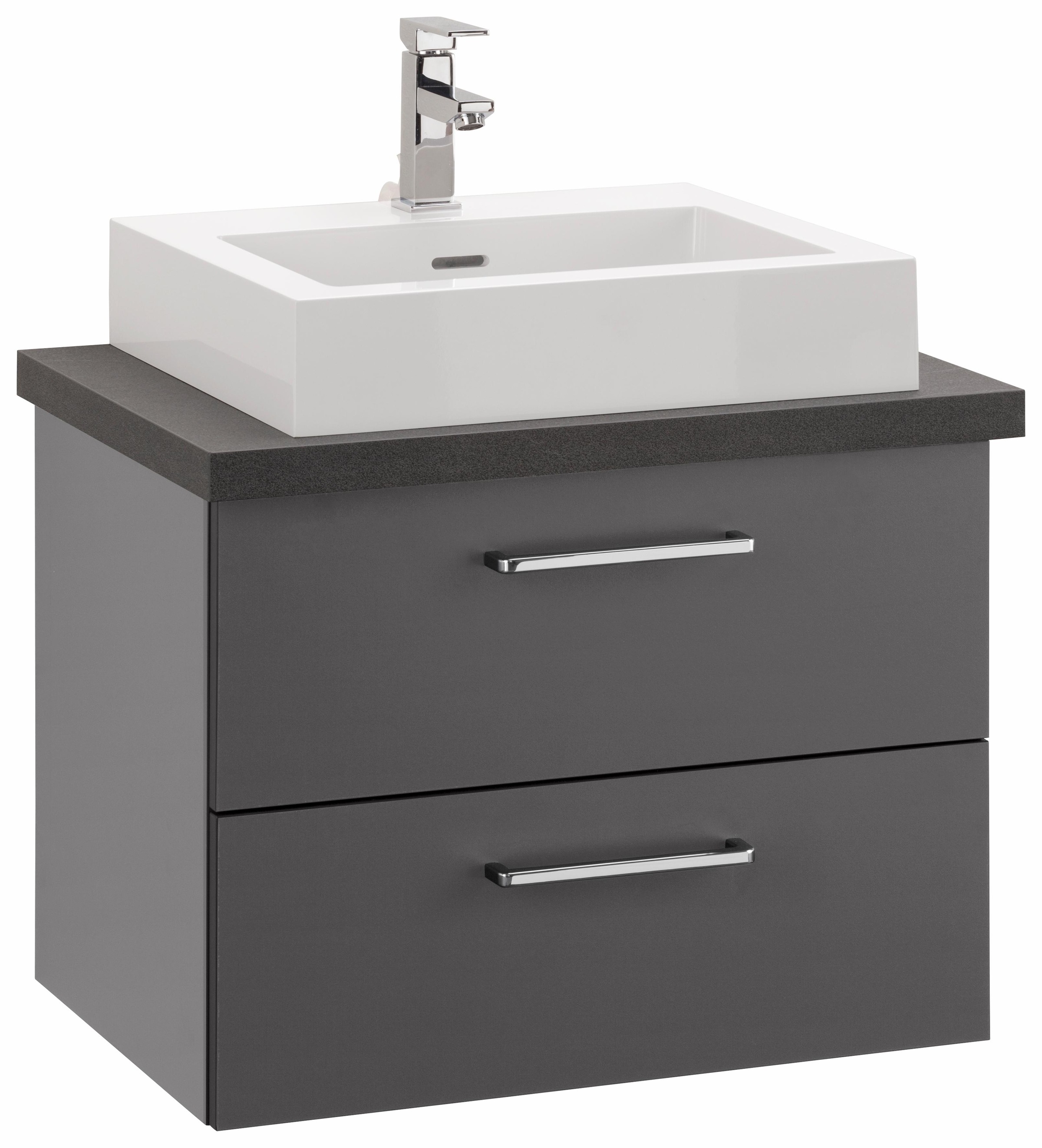 Image of OPTIFIT Waschtisch »Doha«, mit Soft-Close-Funktion, Aufsatzbecken eckig bei Ackermann Versand Schweiz