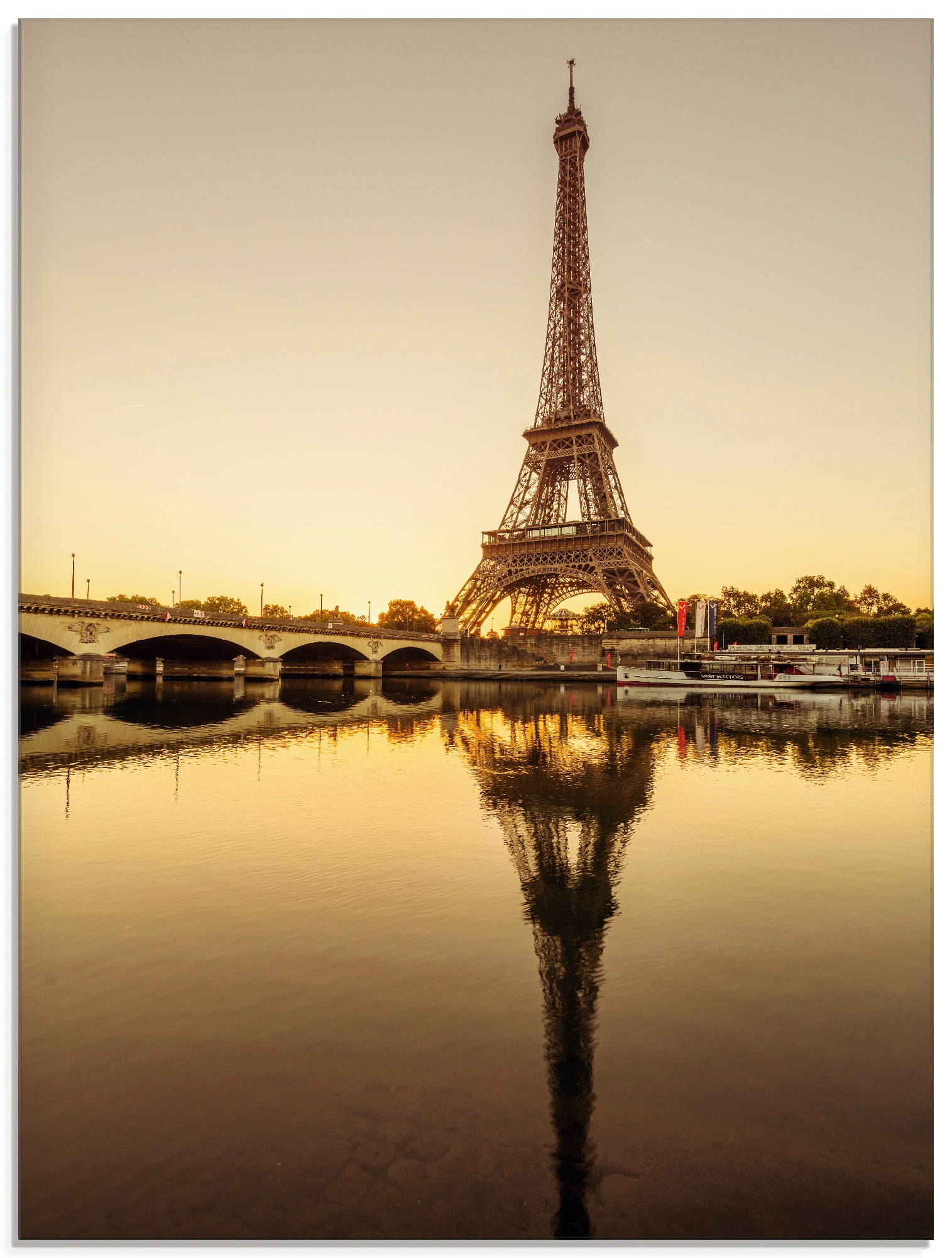 Image of Artland Glasbild »Paris Eiffelturm V«, Gebäude, (1 St.) bei Ackermann Versand Schweiz