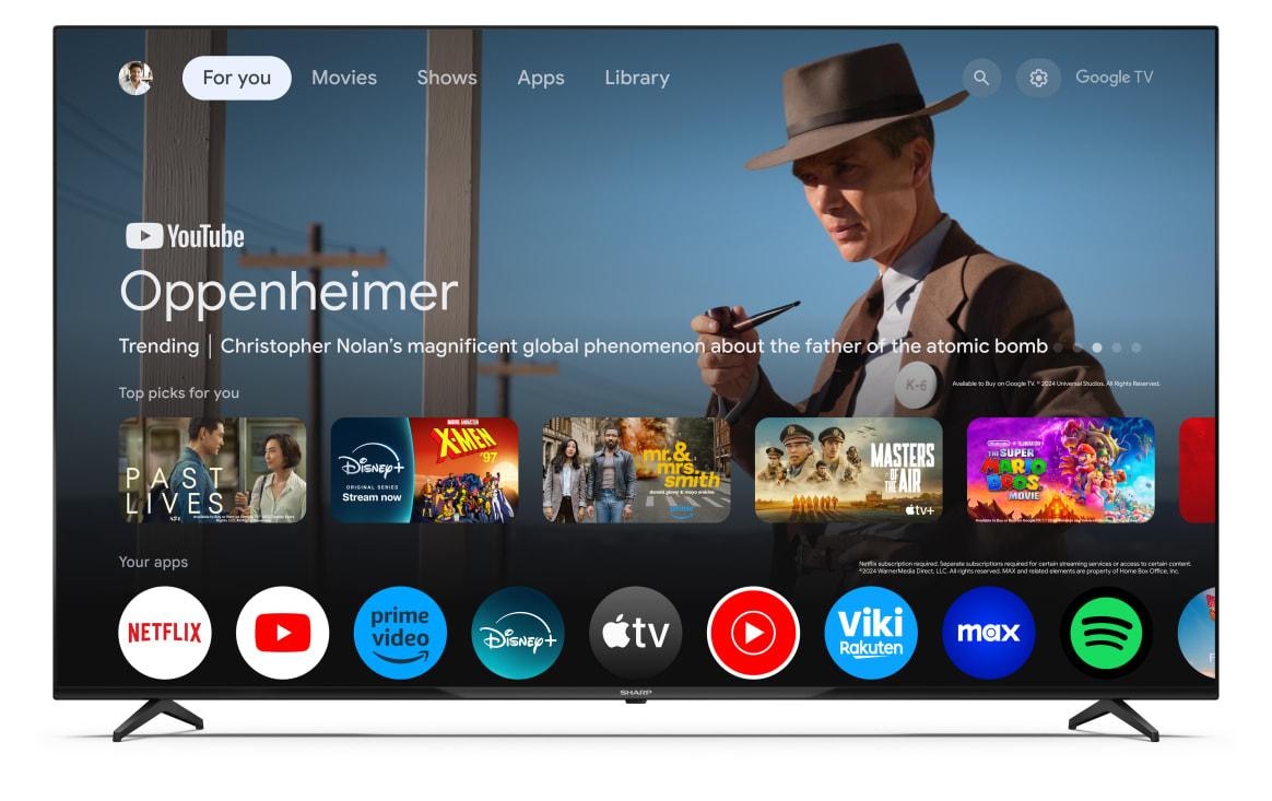 Sharp LED-Fernseher »4T-C70GLx« 177 cm/70 ″