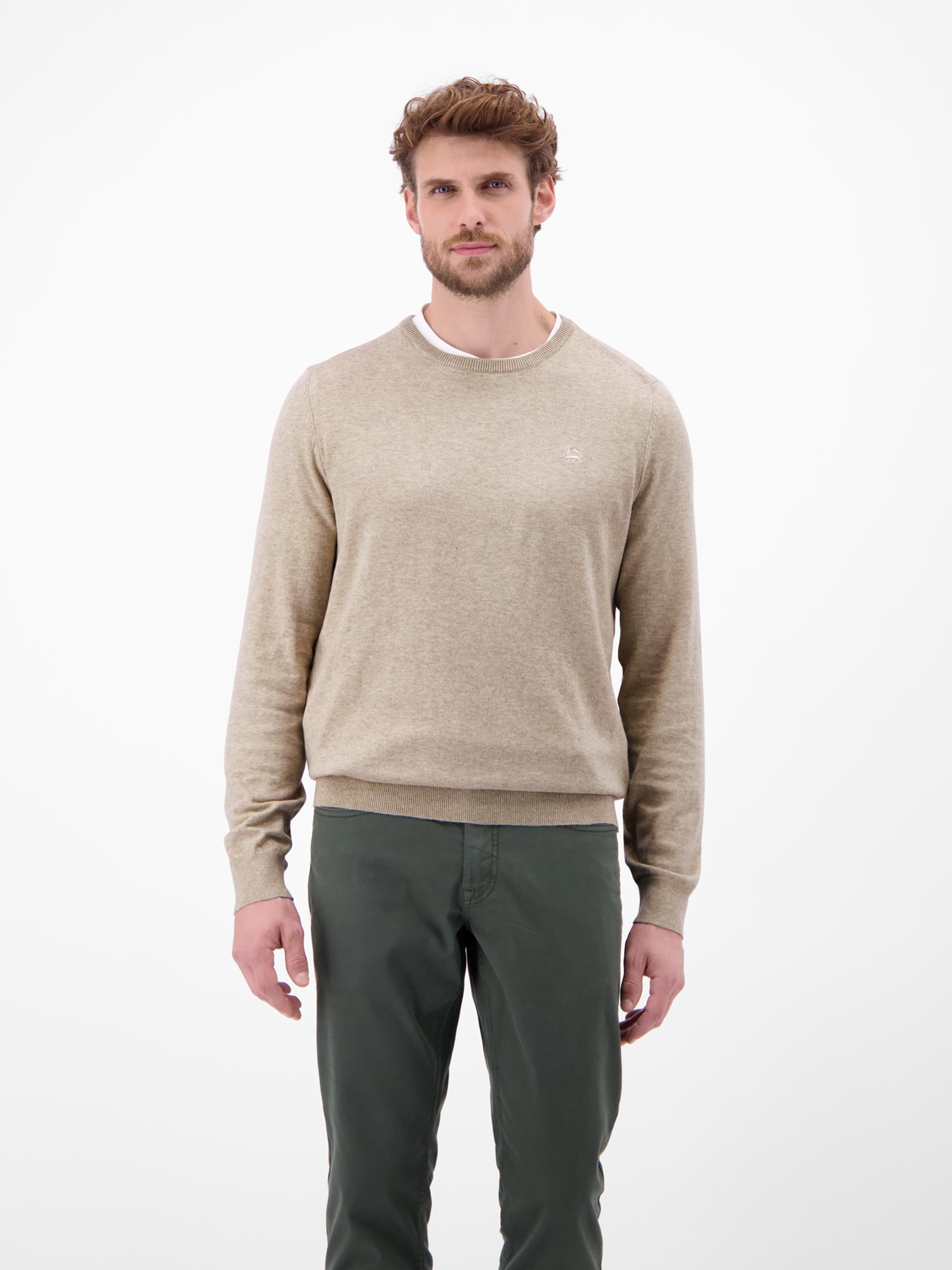 Image of LERROS Strickpullover "Herren Basic Strickpullover"