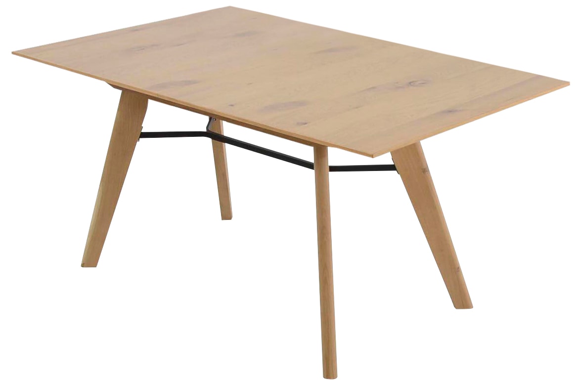 K+W Komfort & Wohnen Esstisch »Giacomo IV« in Asteiche bianco furniert, 2 Grössen auswählbar, mit Synchronauszug