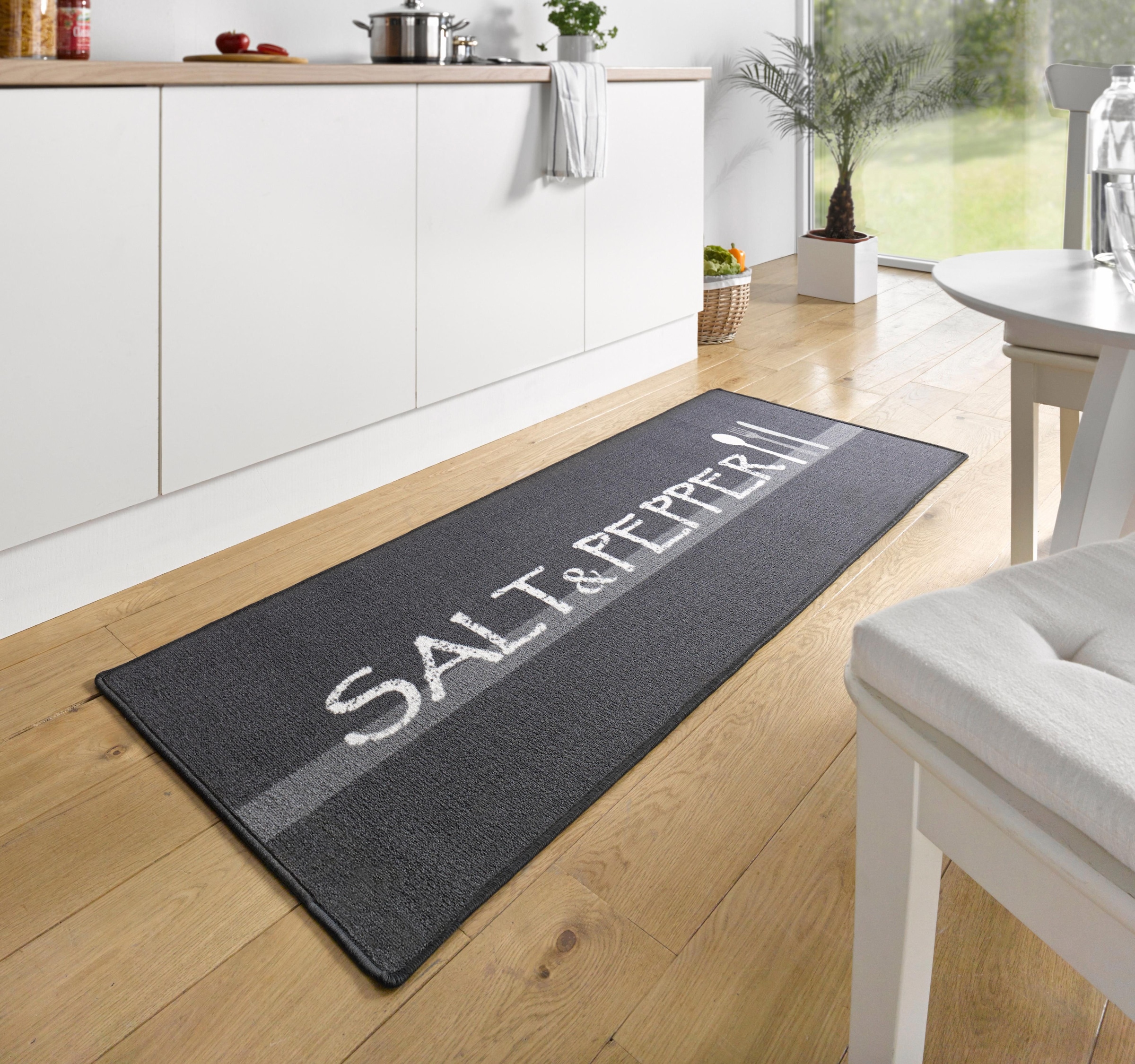 HANSE Home Küchenläufer »Salt & Küchenteppich, Teppich, Pflegeleicht kaufen rechteckig, Pepper«, Läufer, Küche, Rutschfest, bequem