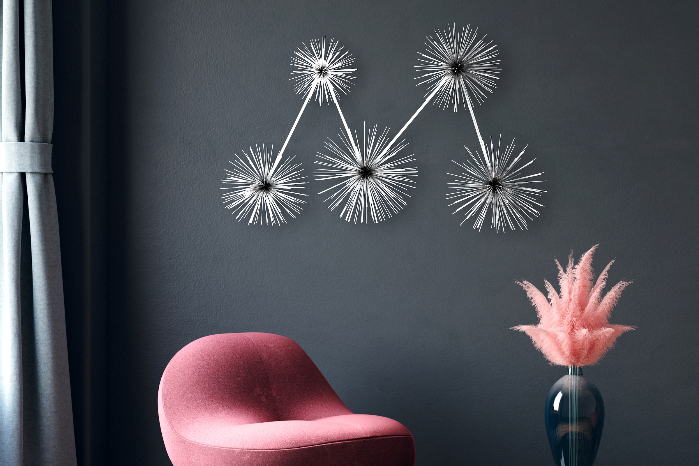 Kayoom Objet de décoration murale »Wanddeko Domizil 325« sorgfältige Handarbeit, Unikat, kunstvoll