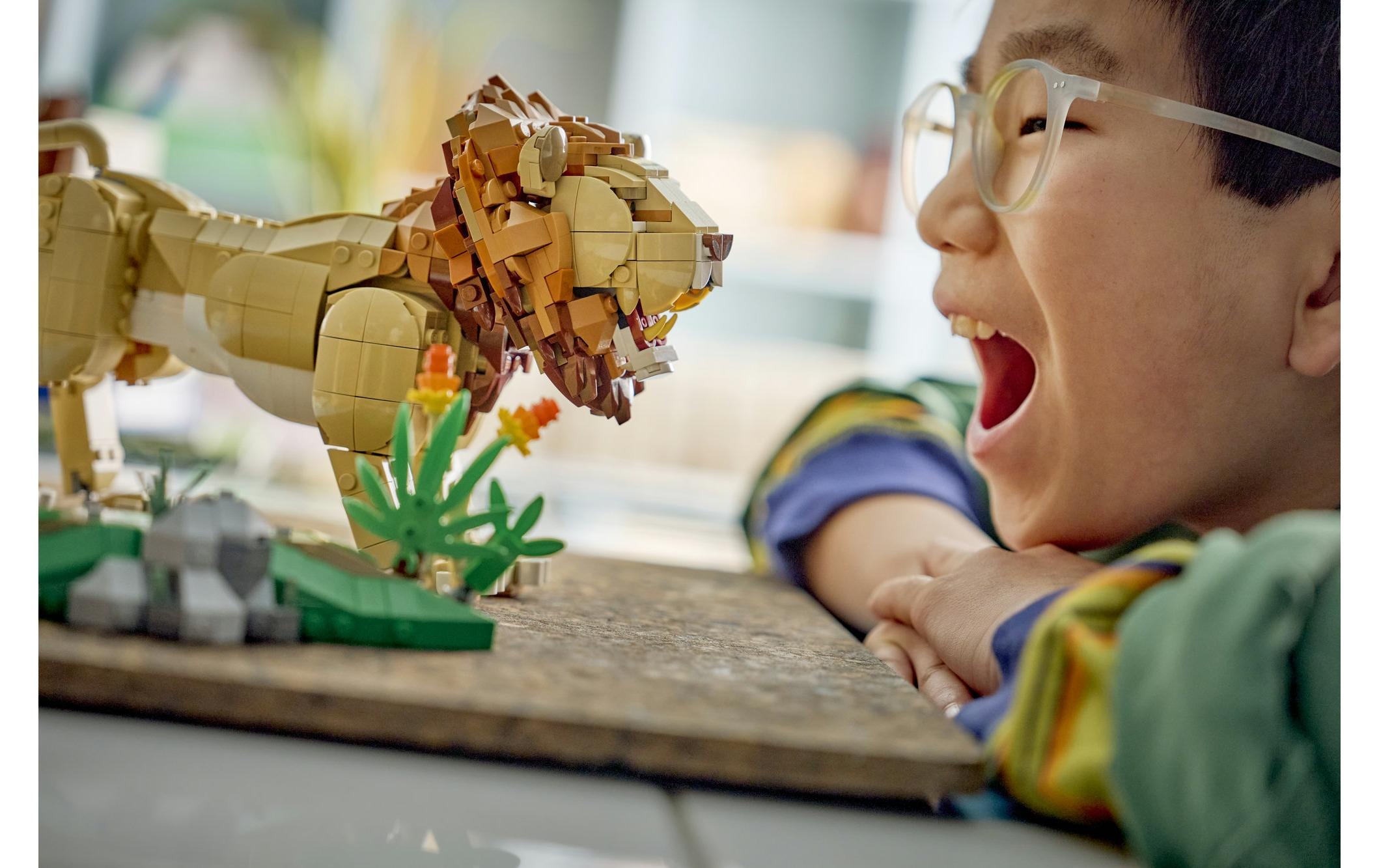 LEGO® Konstruktionsspielsteine »Wilde Tiere: Majestätischer Löwe (31386), LEGO Creator« Made in Europe