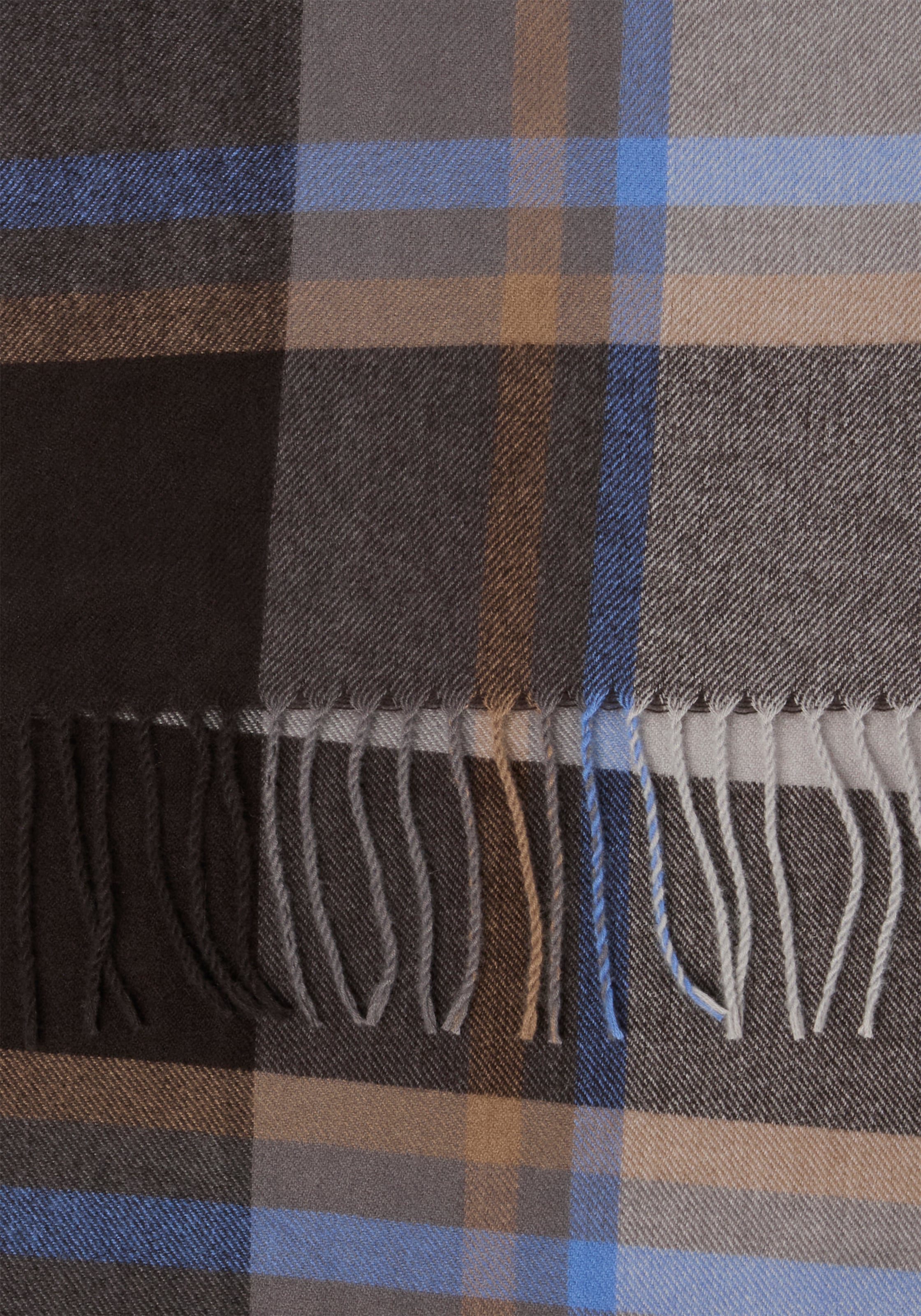 Man's World Foulard de mode pour hommes, en fibre synthétique tissée, à carreaux et motifs