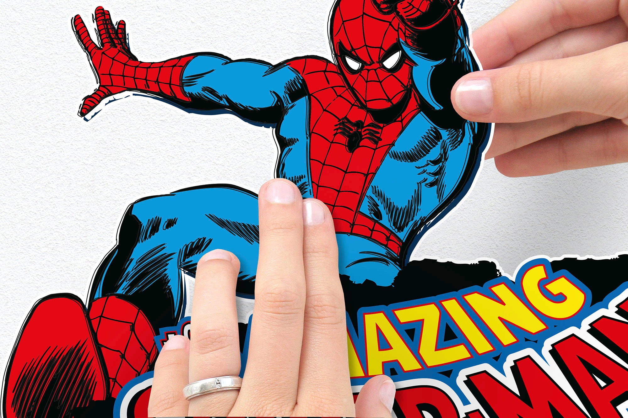 Komar Wandtattoo »Spider-Man Comic Classic - Grösse 50 x 70 cm«, (1 St.), selbstklebend, Wandsticker, Kinderzimmer