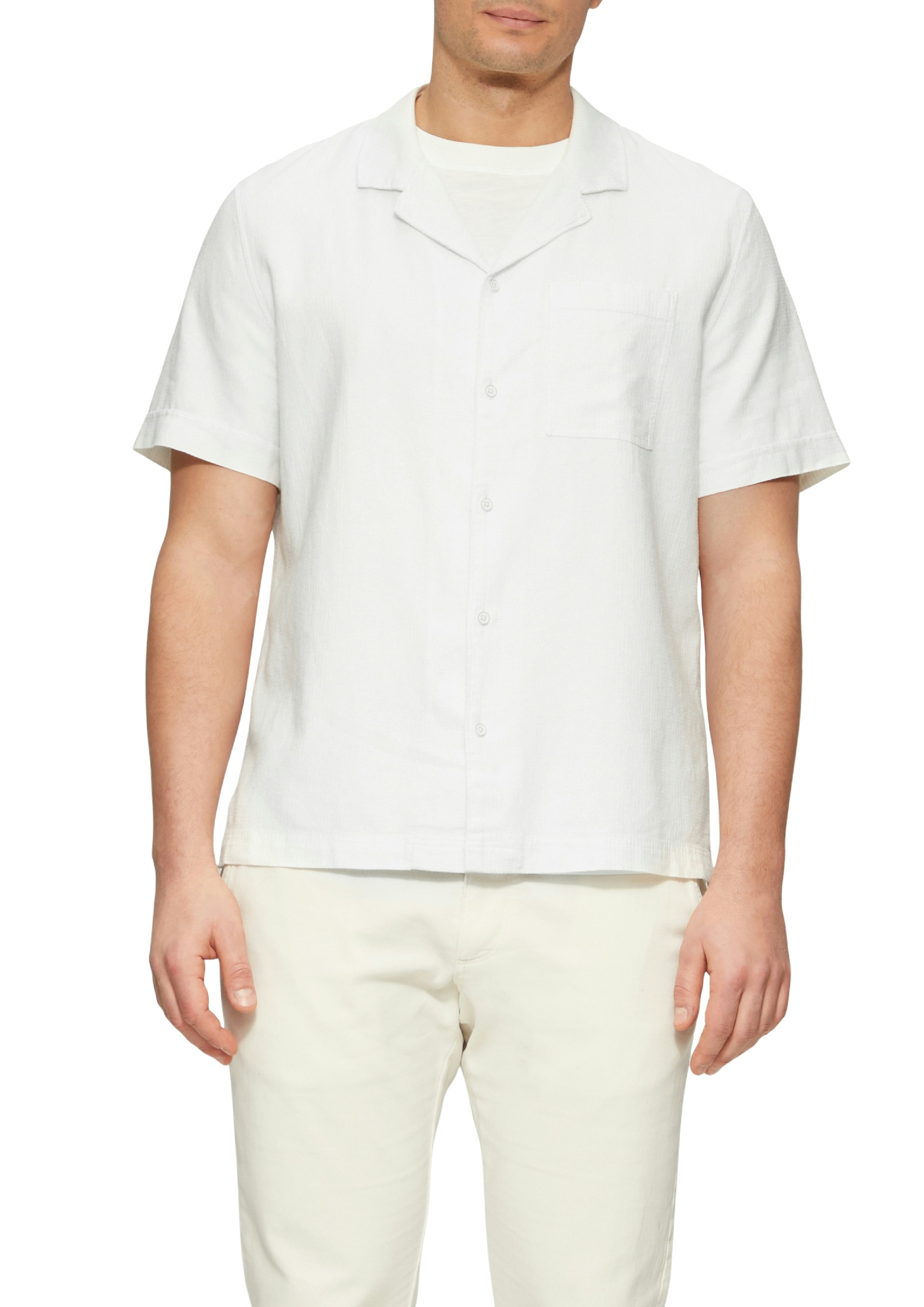 s.Oliver Chemise à manches courtes avec motif structuré