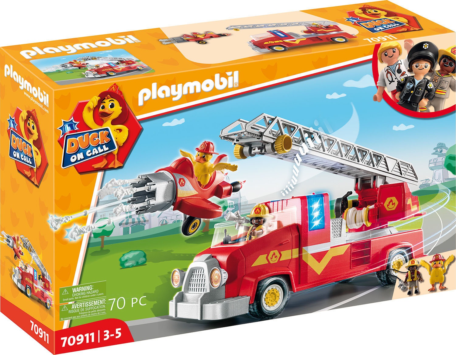 Image of Playmobil® Konstruktions-Spielset »Feuerwehr Truck (70911), Duck on Call«, (70 St.), mit Licht- und Soundeffekten, Made in Germany bei Ackermann Versand Schweiz