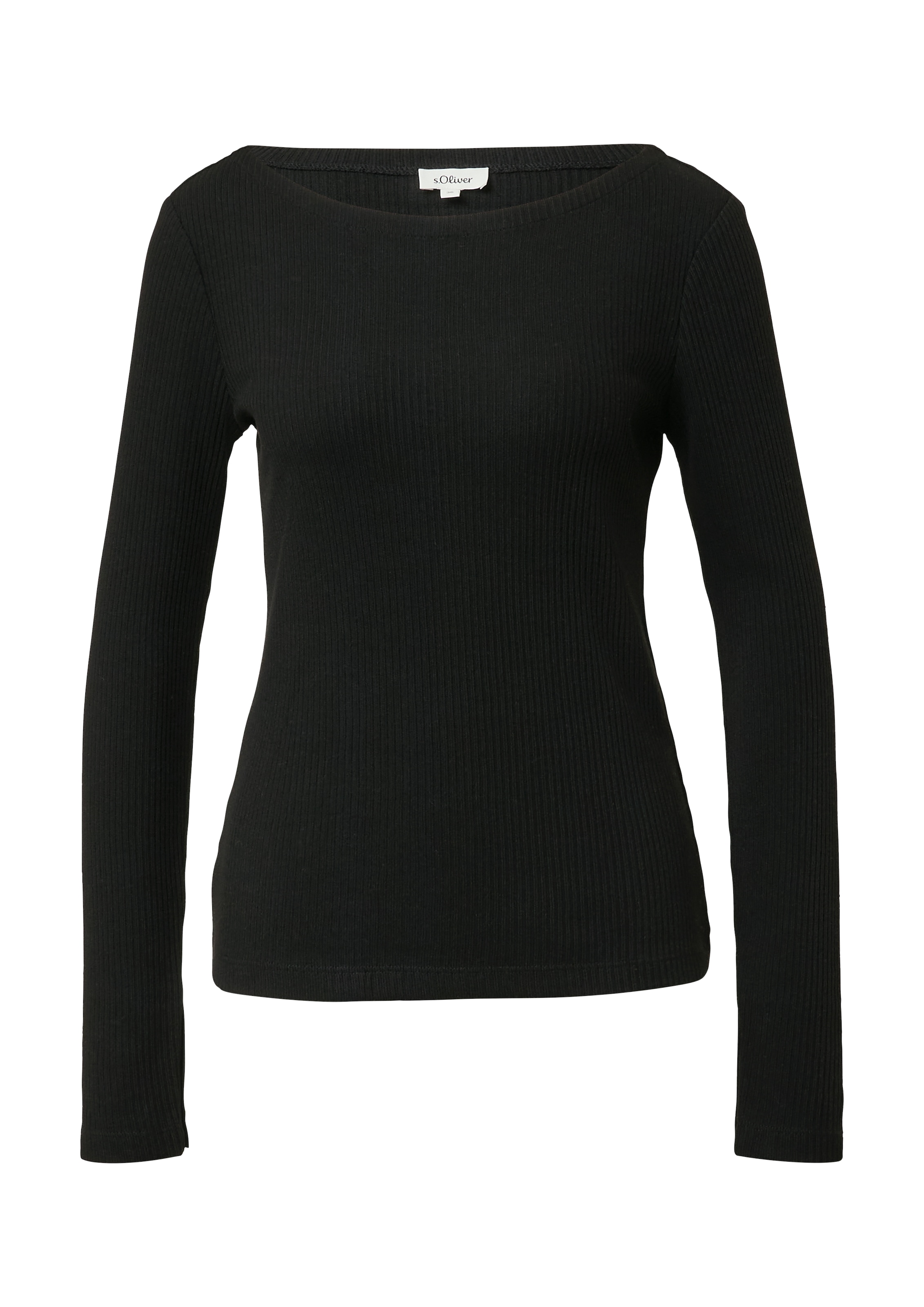 s.Oliver T-shirt à manches longues mit U-Boot-Ausschnitt