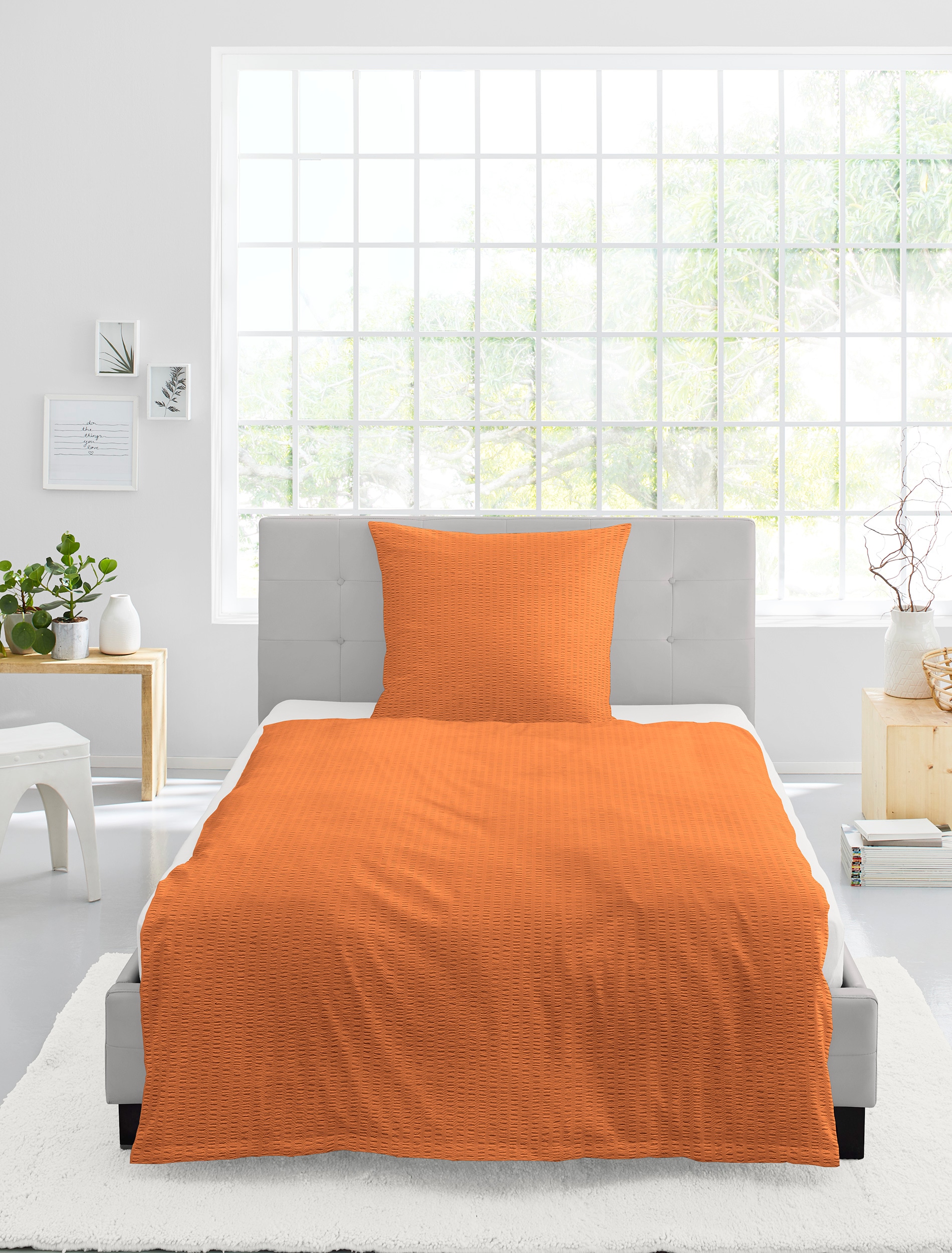 BIERBAUM Bettwäsche »Chic Uni«, Schickes Unidesign: Modern und elegant für jedes Schlafzimmer