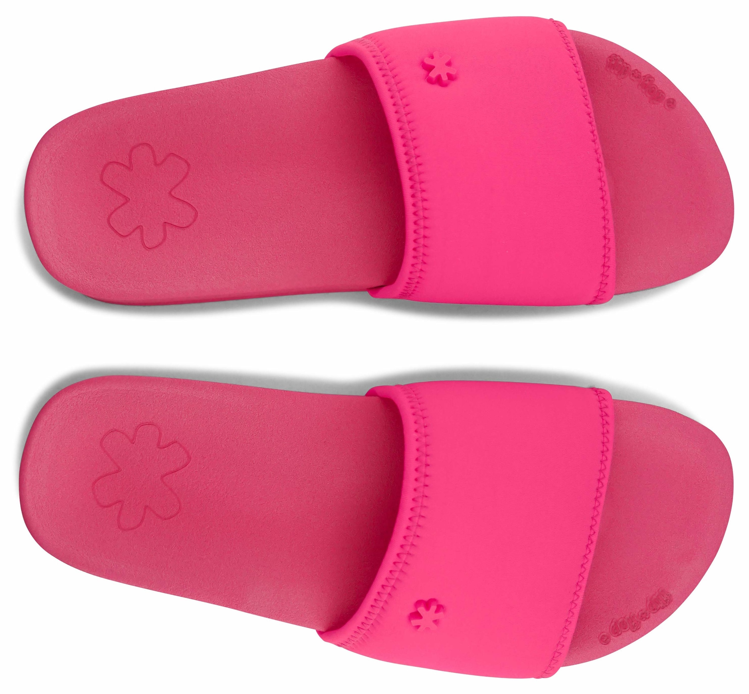 Flip Flop Pantolette »pool*neo flower«, Sommerschuh, Schlappen, Badeschuh mit breiter Bandage