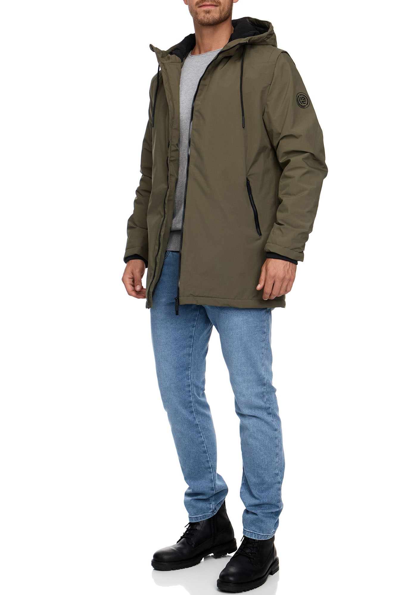 Indicode Langjacke »INChanto« mit Kapuze