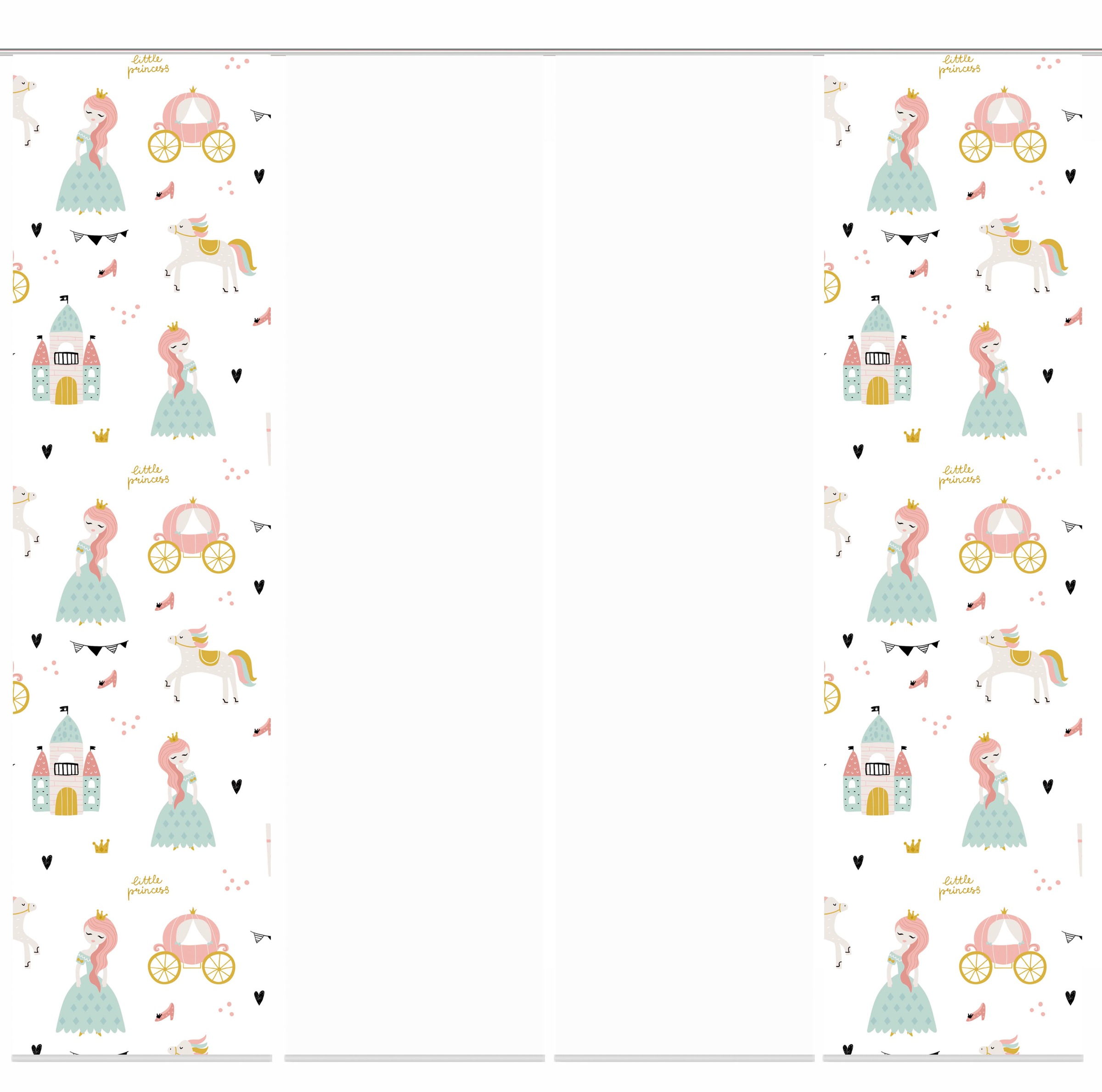 Image of HOME WOHNIDEEN Schiebegardine »PRINCESS«, (4 St.), Schiebevorhang Digi 4er Set PRINCESS bei Ackermann Versand Schweiz