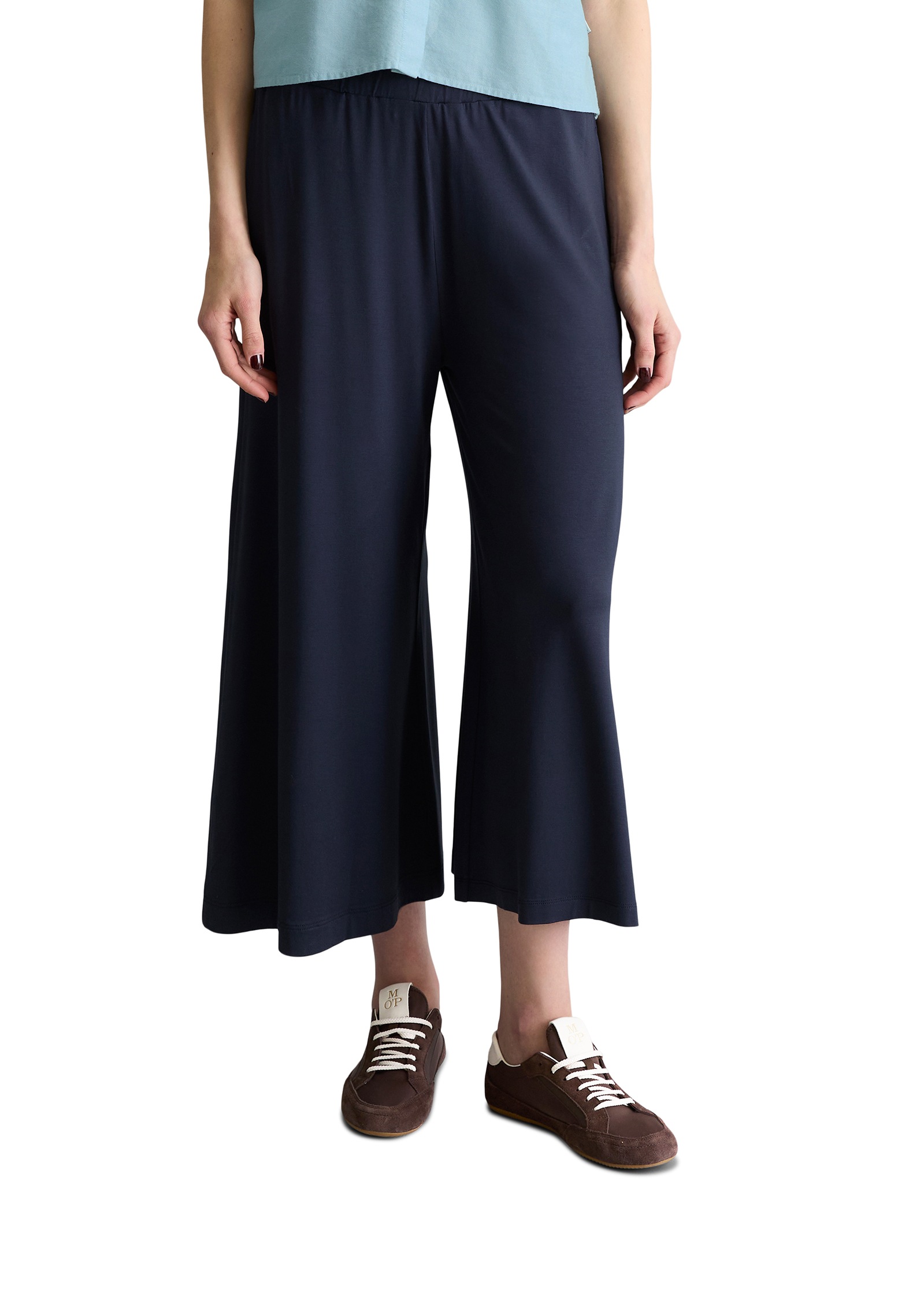 Image of Marc OPolo DENIM Culotte Weite Jerseyhose aus LENZING™ ECOVERO™