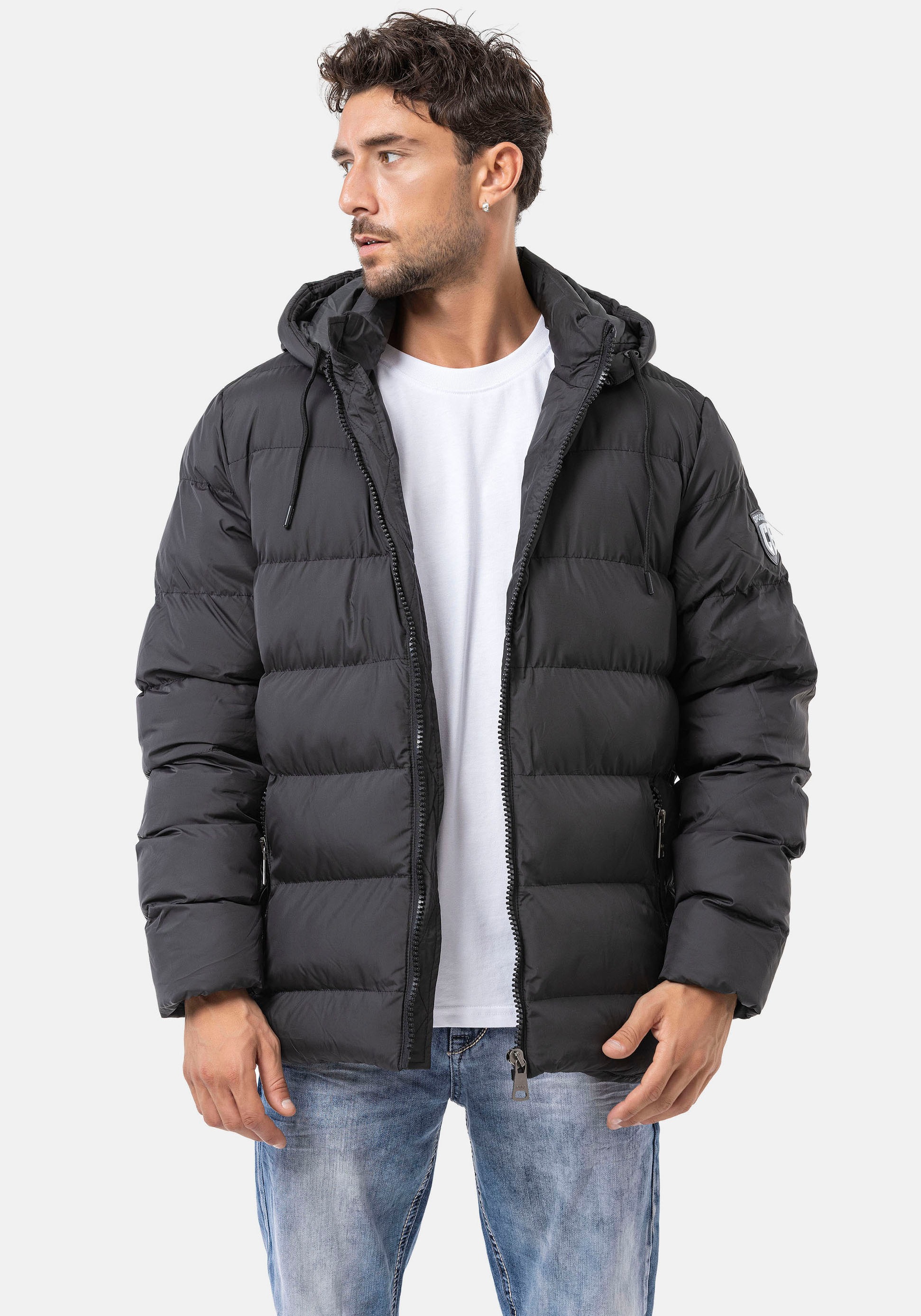 Image of Cipo & Baxx Steppjacke mit Kapuze
