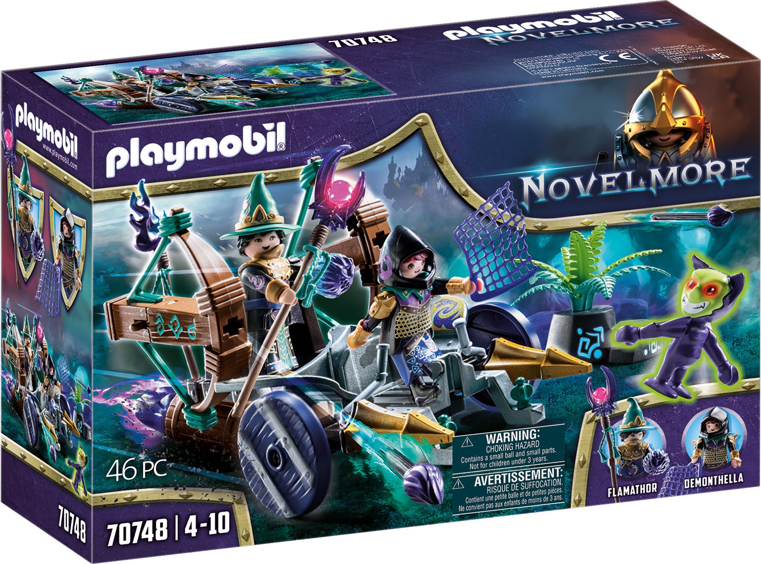 Image of Playmobil® Konstruktions-Spielset »Violet Vale - Dämonen-Fangwagen (70748), Novelmore«, (46 St.), Made in Germany bei Ackermann Versand Schweiz