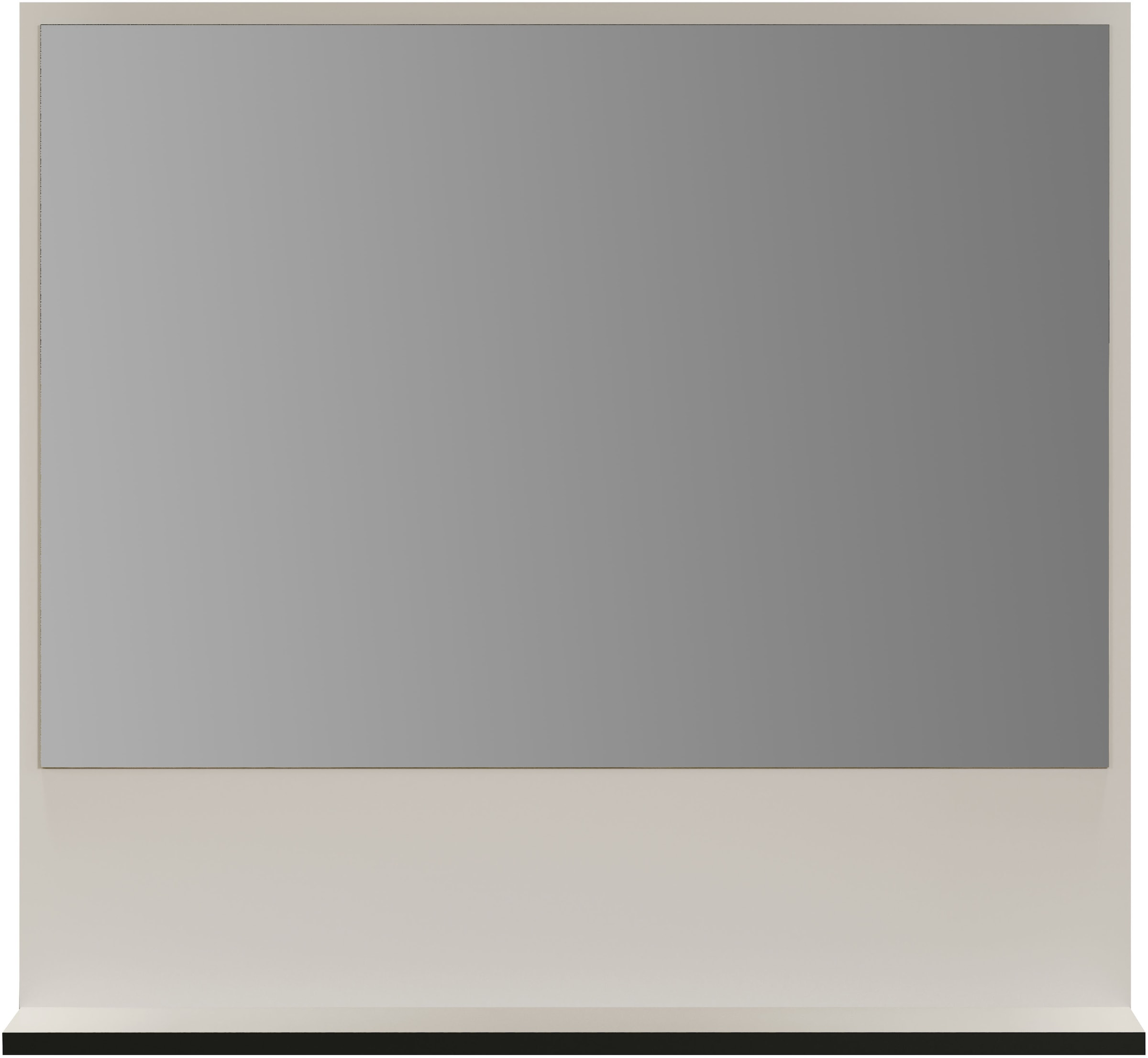 welltime Badspiegel »Amrum«, (1 St.), Eleganter Badezimmerspiegel mit Ablage - Masse (B/T/H) 60-80/14/74 cm