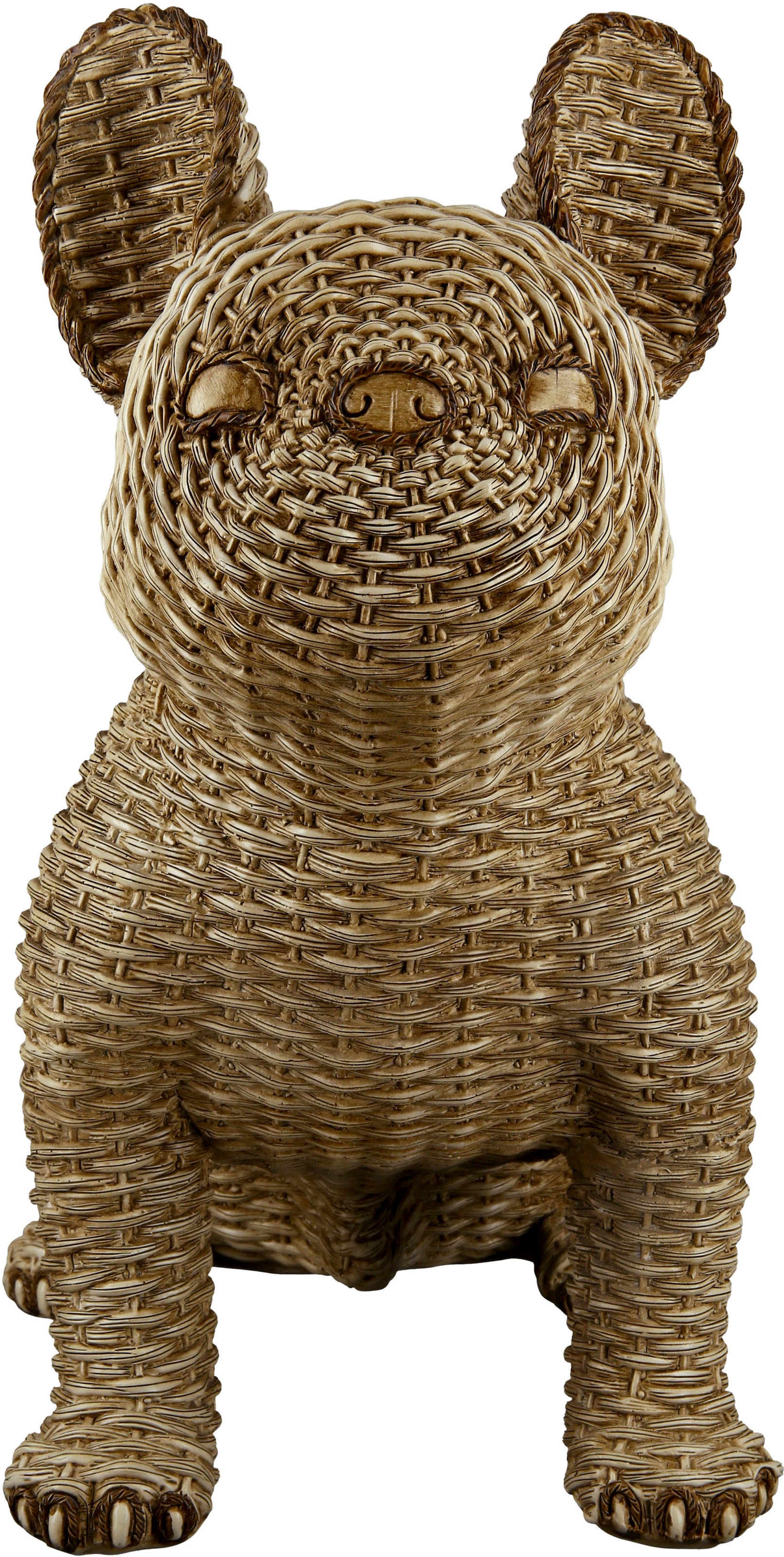 Casablanca by Gilde Tierfigur »Mops in Rattanoptik«