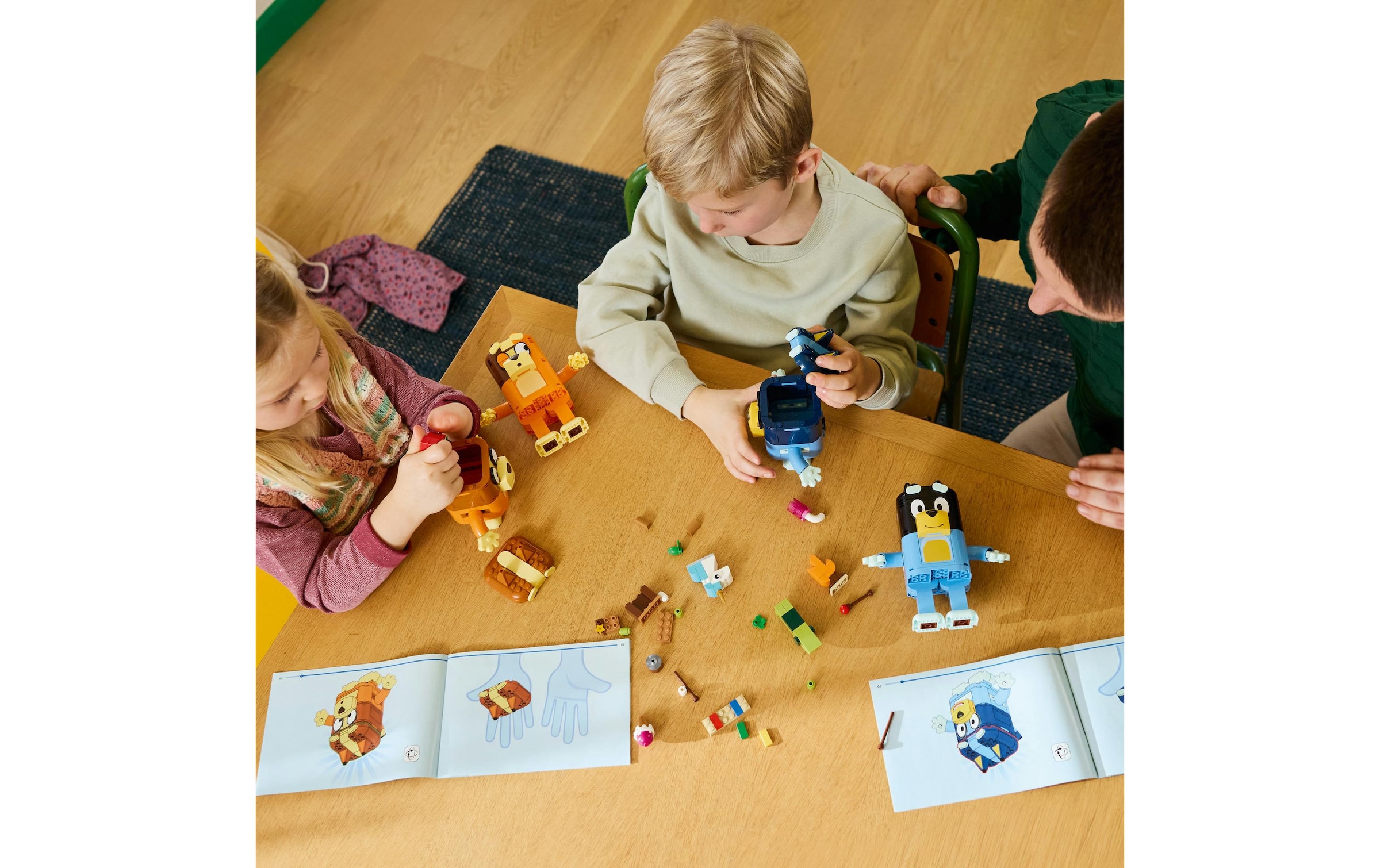 Image of LEGO Konstruktionsspielsteine "Blueys Familie aus LEGO Steinen (11217), LEGO Bluey" Made in Europe