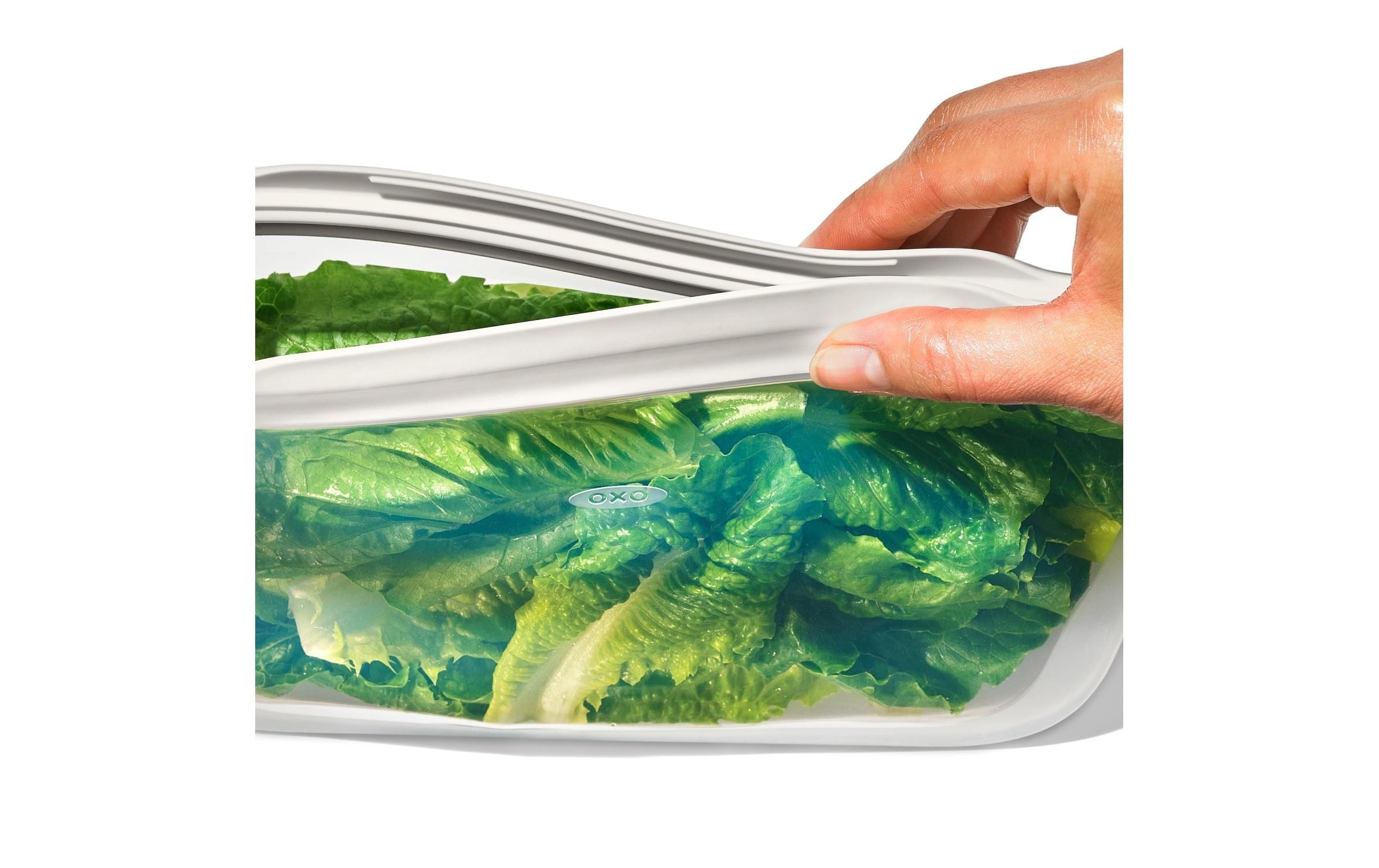 OXO Good Grips Sachet fraîcheur Silikon, wiederverwendbar, 1,8 L