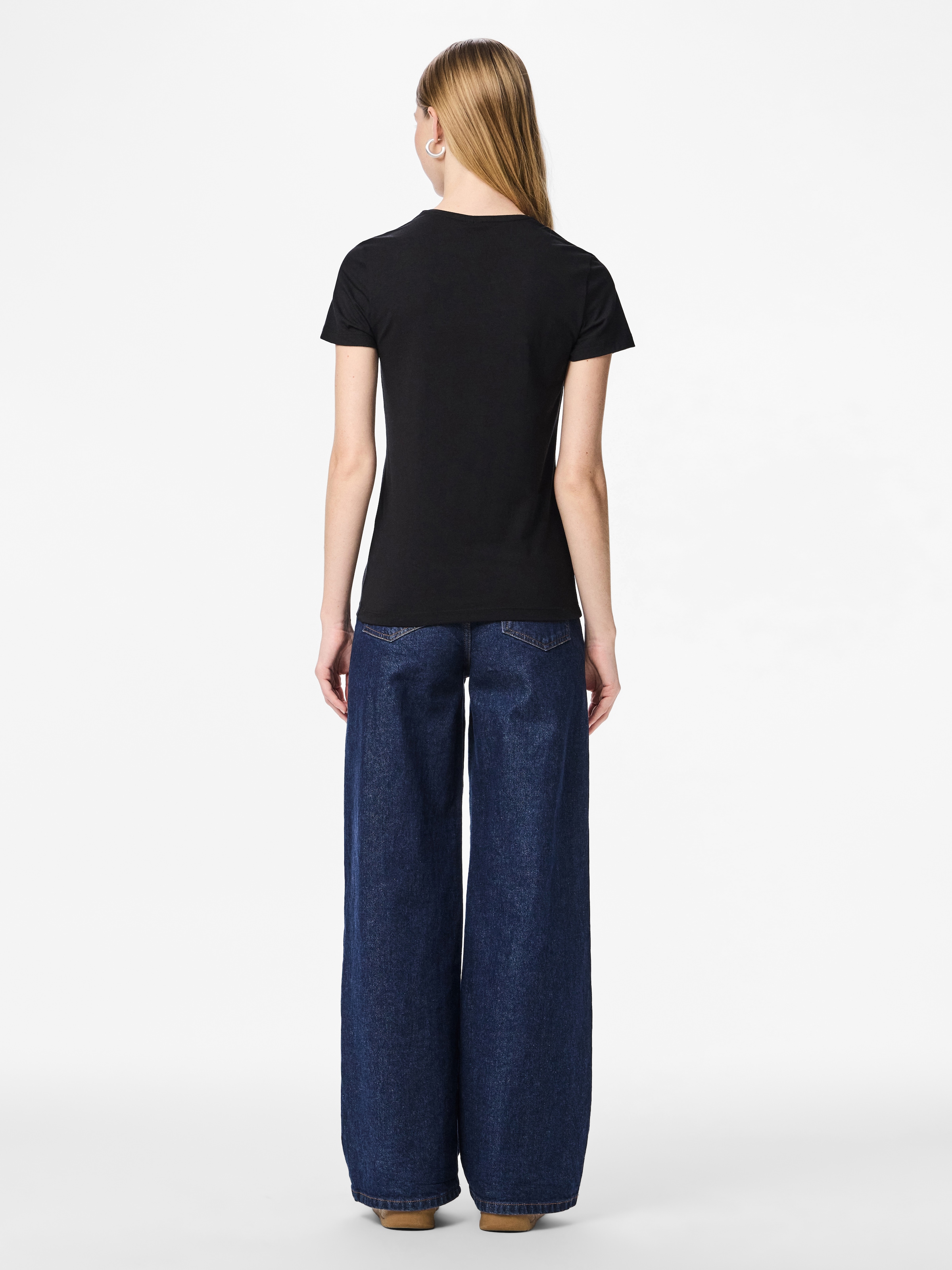 pieces T-shirt à manches courtes »PCSIRENE TEE JRS NOOS« Baumwollmischung, slim fit