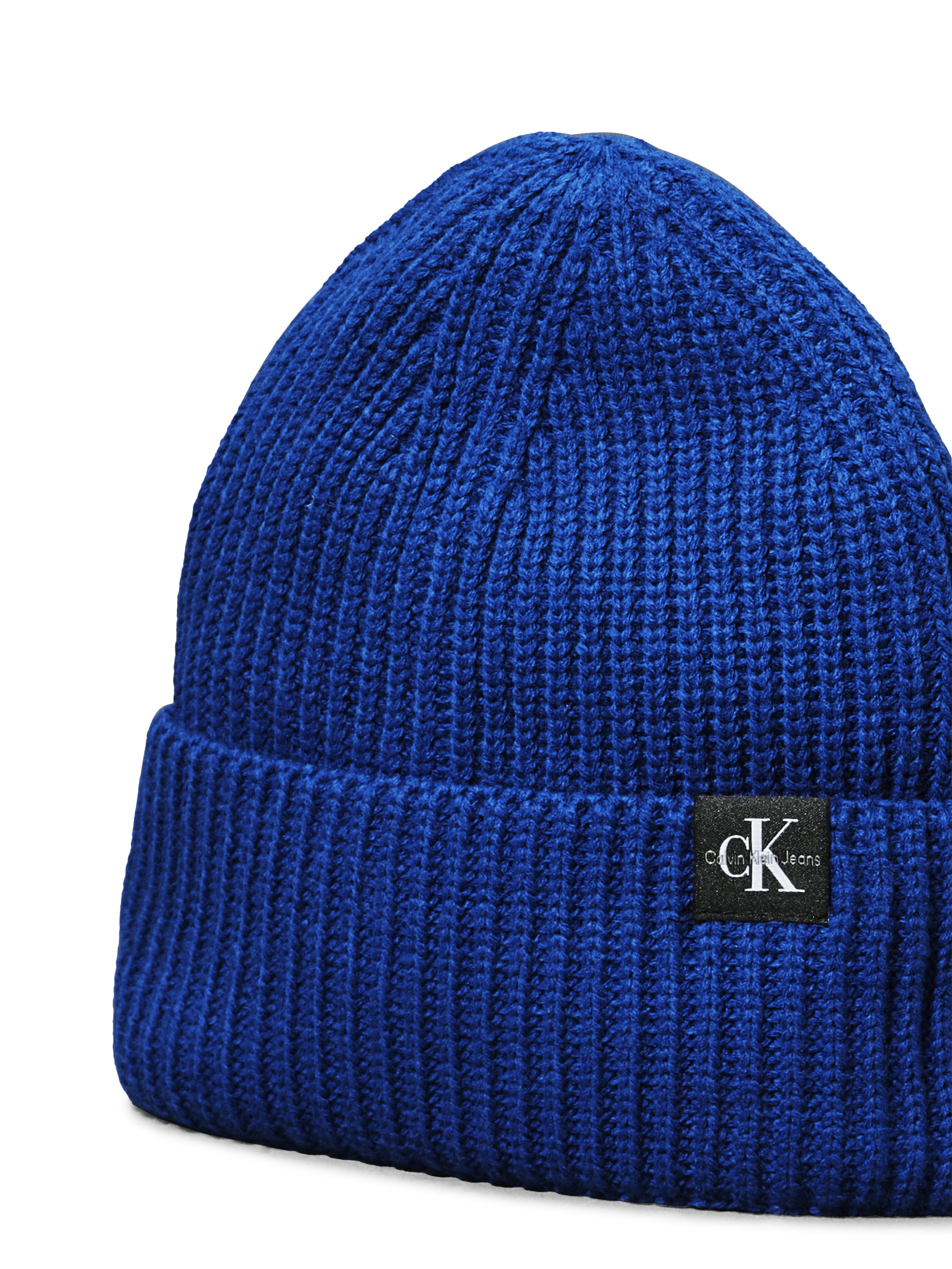 Calvin Klein Jeans Beanie »Monogram Rib Beanie«, mit Logopatch